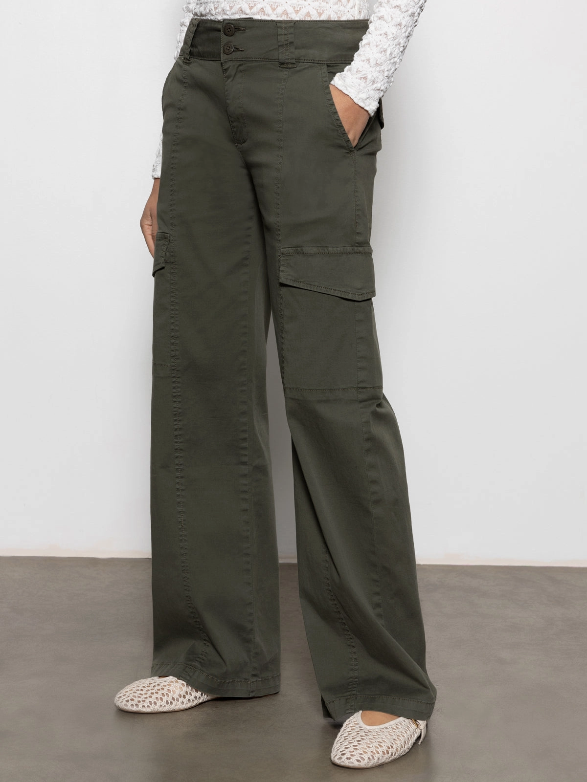 Flared Rebel Standard Rise Straight Leg Pant Kalamata