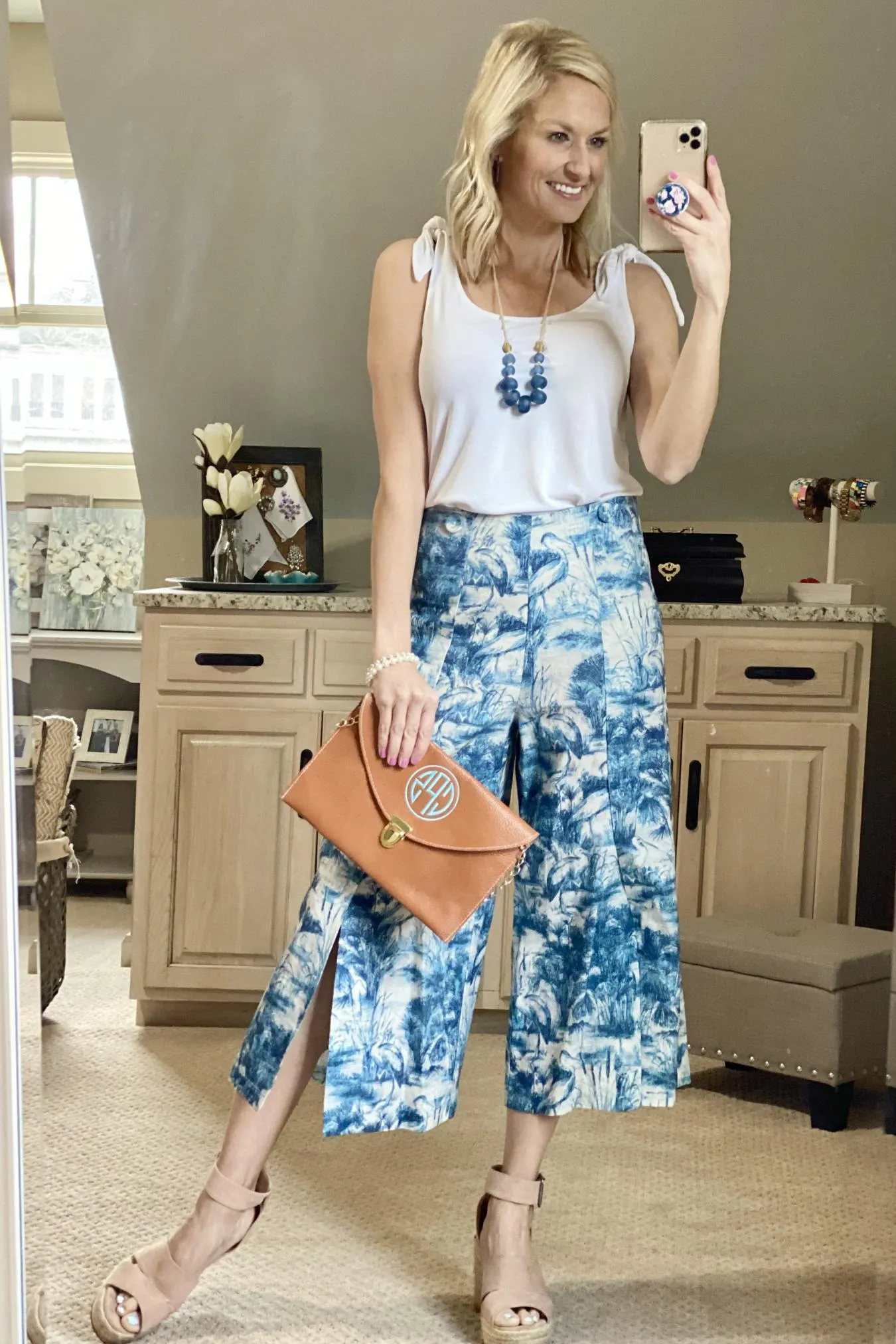 Flattering Fit Duval Linen Pants - Blue Lagoon