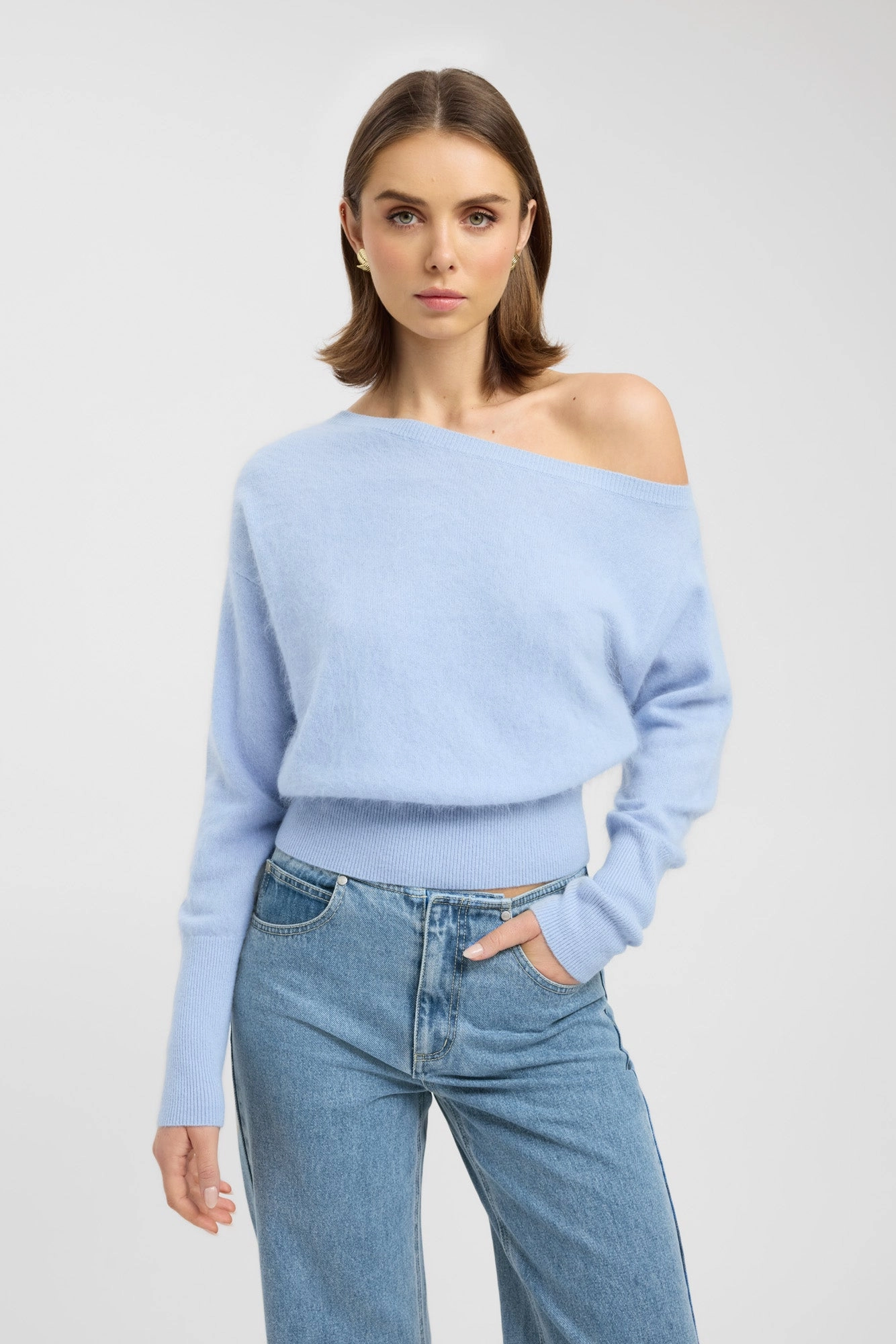 Flattering Fit Geneva One Shoulder Jumper