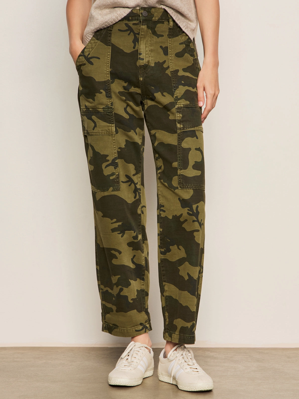 Boyfriend Utility Pant Rambler Camo Casual Wear Plus-size option
