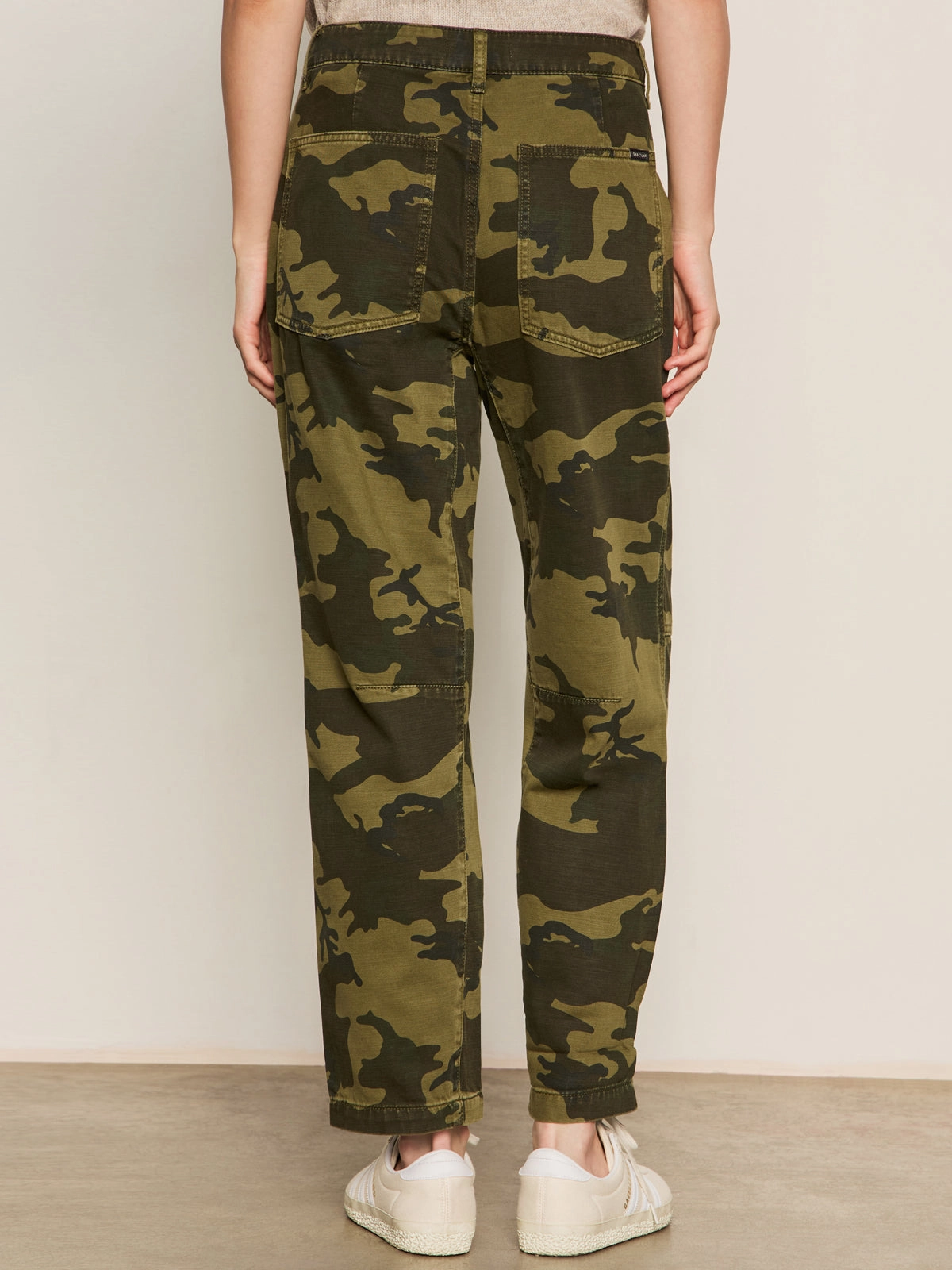 Flattering Waist Boyfriend Utility Pant Rambler Camo