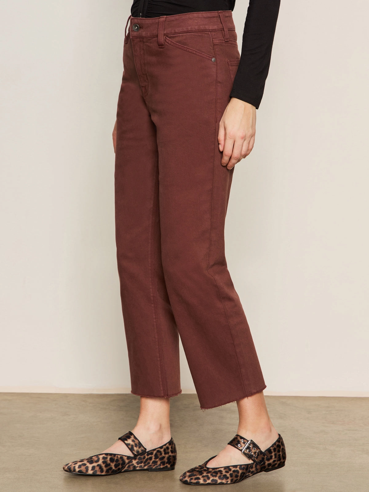 Flexible Fit Cadence 90's Straight Crop Jean Chicory