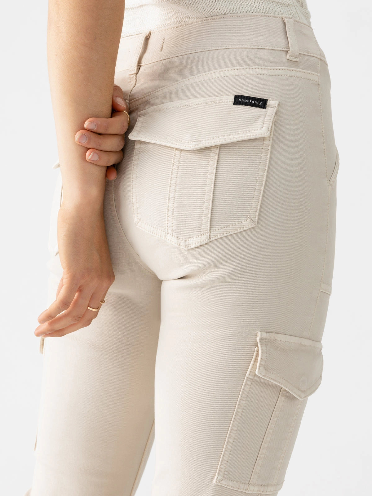 Flexible Waist Sculpted Hayden Bootcut Standard Rise Pant Toasted Almond
