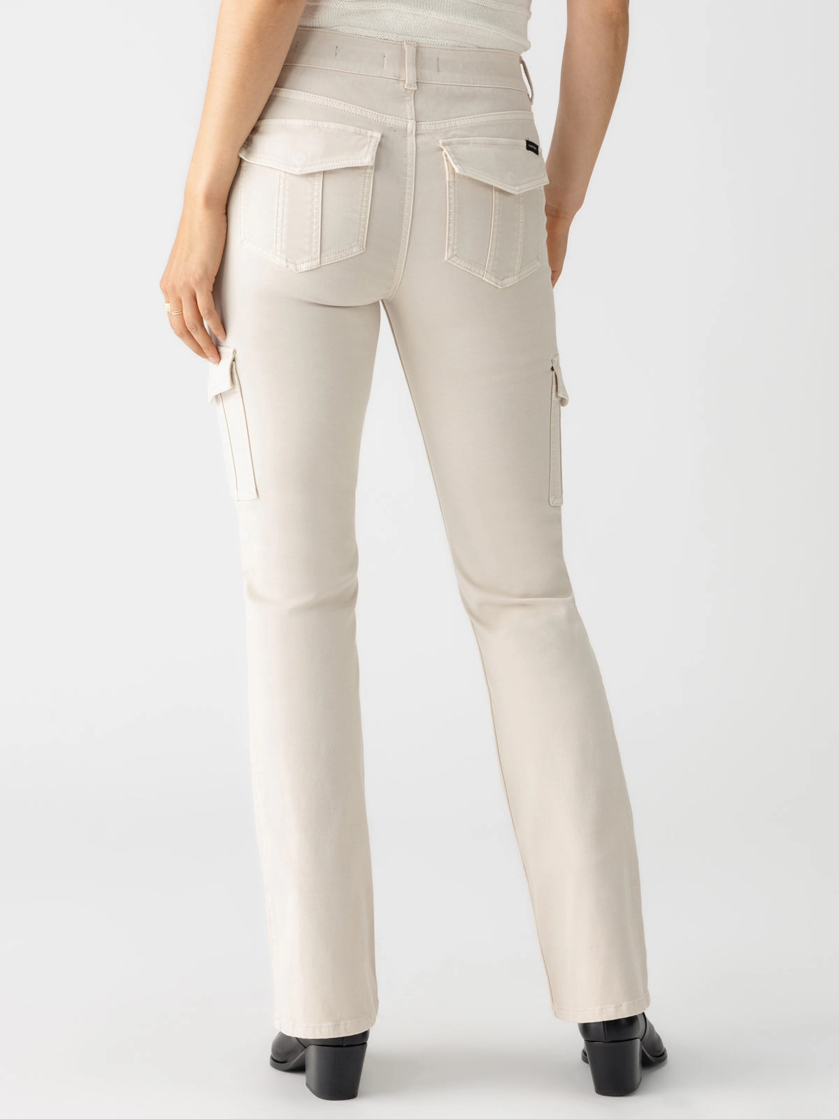 Flexible Waist Sculpted Hayden Bootcut Standard Rise Pant Toasted Almond