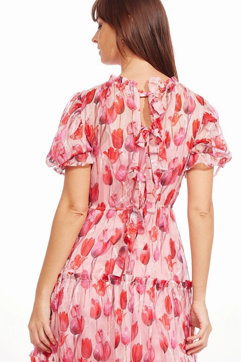 Flowing Layer Alder Maxi Dress - Tickle Me Tulip