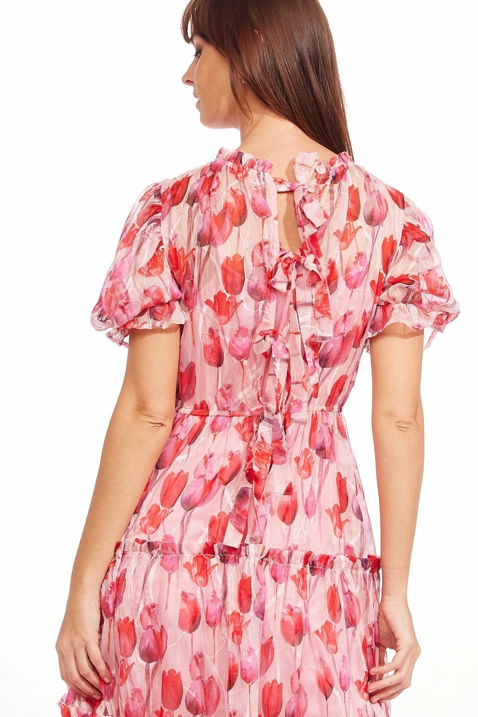 Flowing Layer Alder Maxi Dress - Tickle Me Tulip