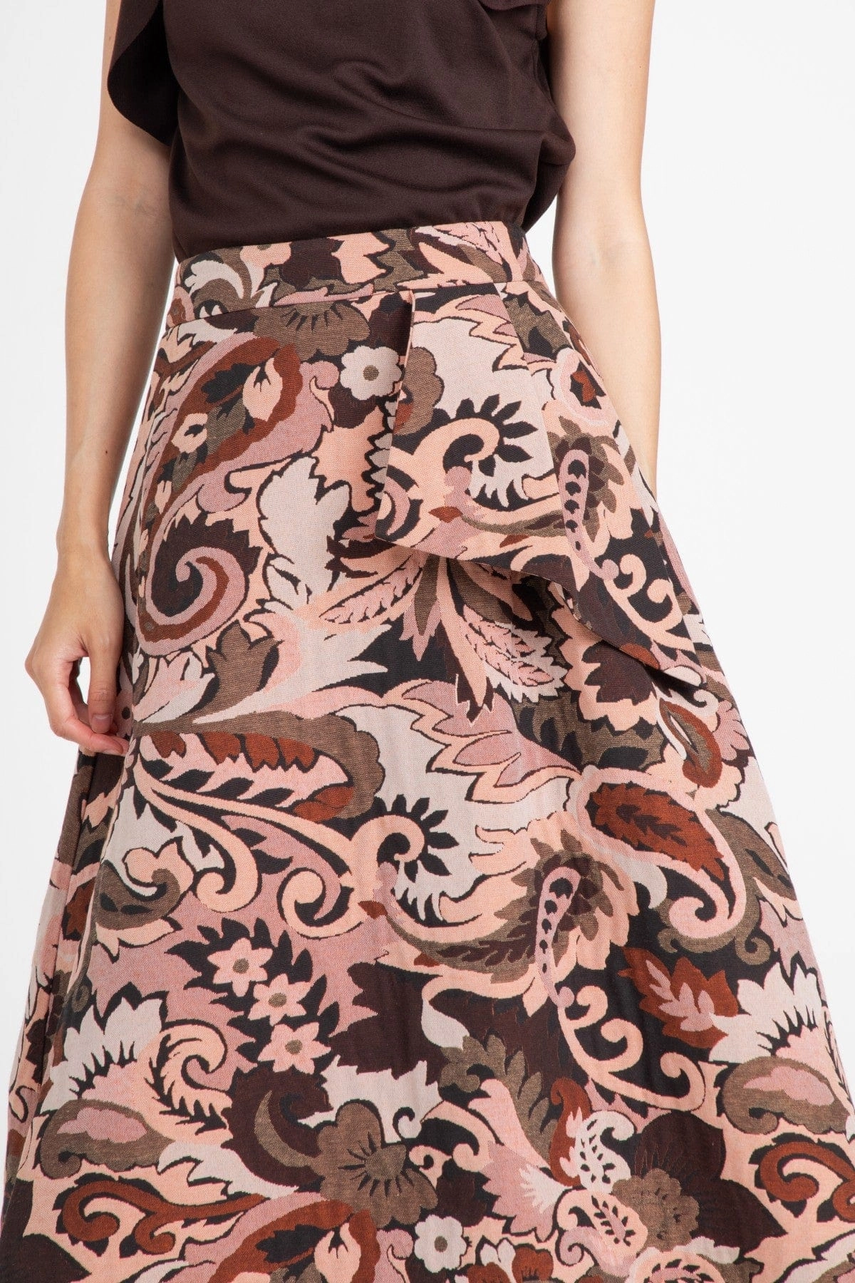 Formal Style Liv Skirt  Henna Paisley