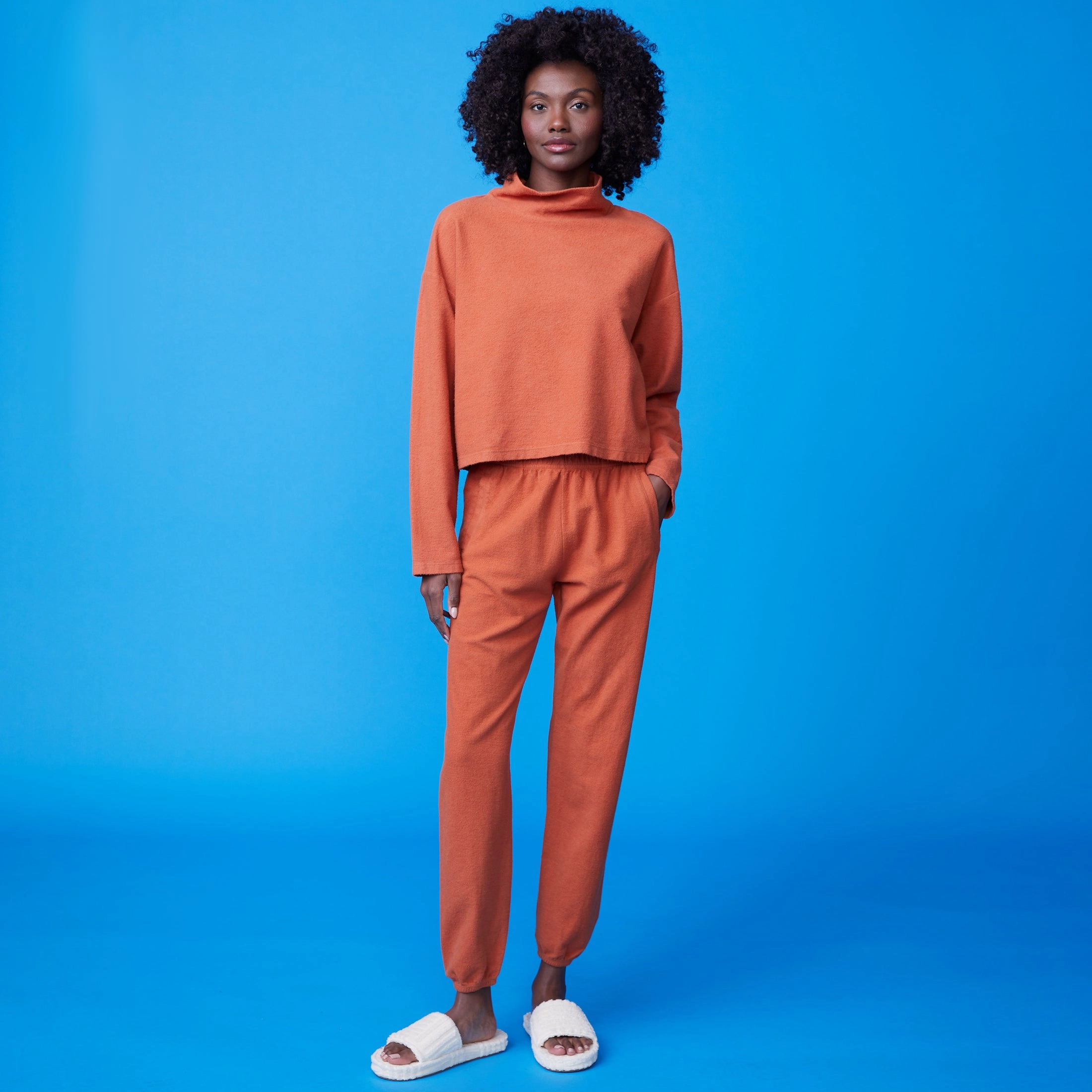 Formal touch Fuzzy Boyfriend Sweat