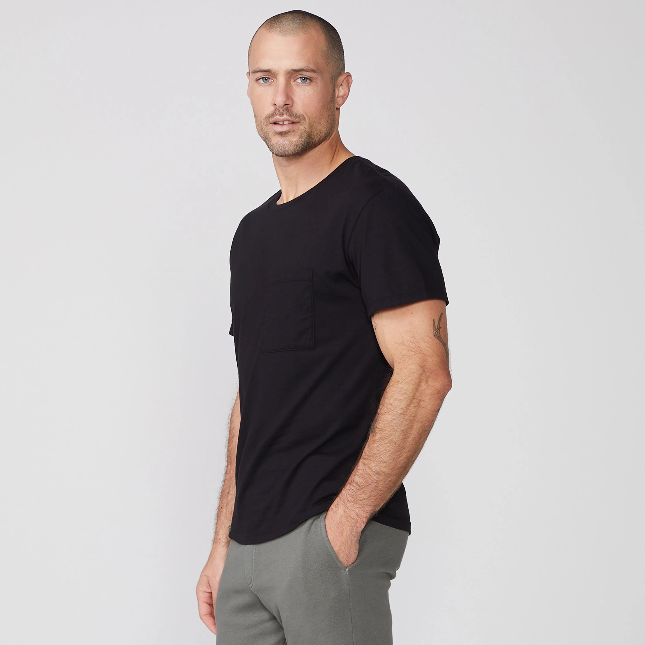 Formal Trend Relaxed Pocket Crew