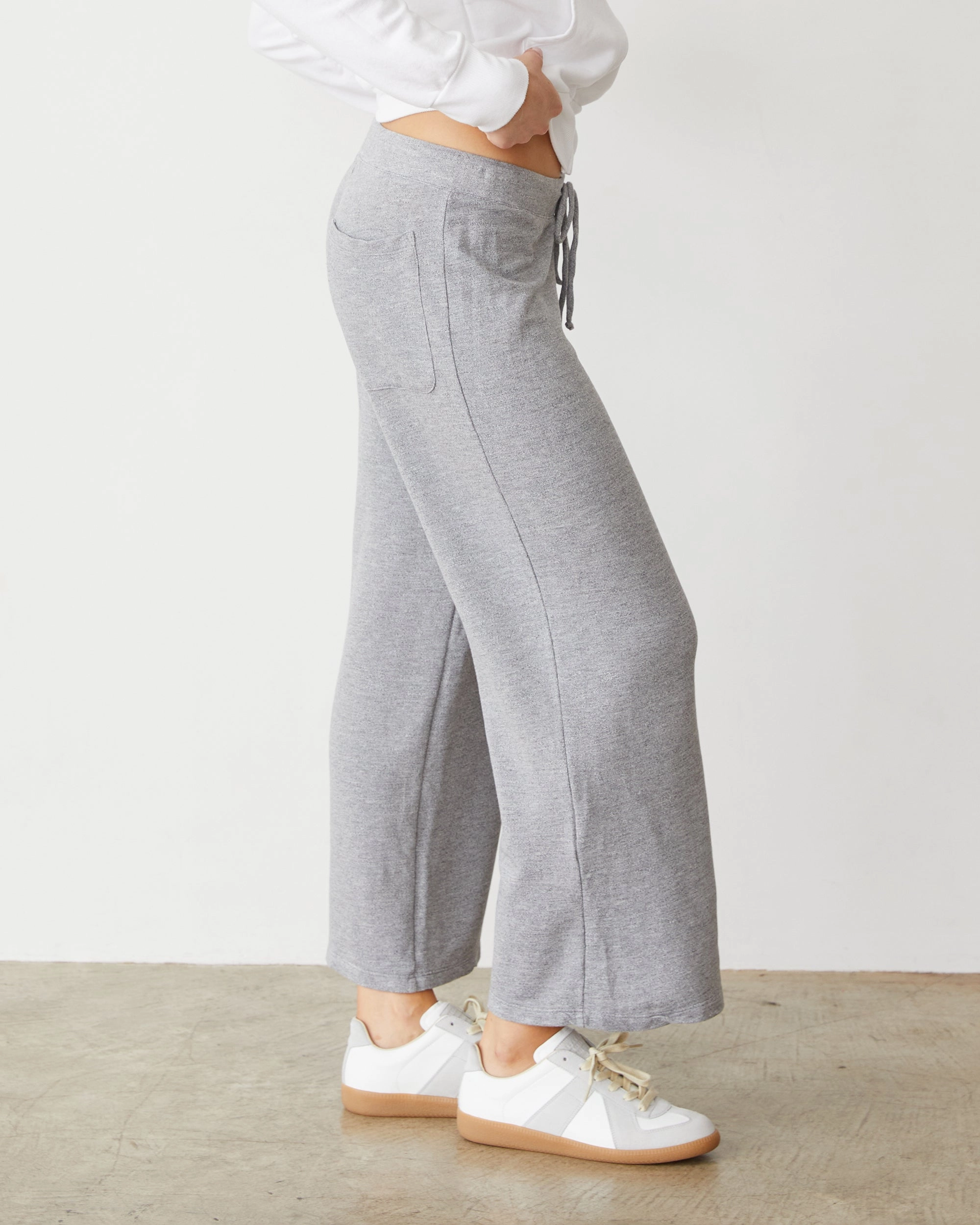 Fresh Breeze Supersoft French Terry Crop Lounge Pant