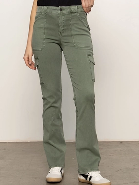 Sculpted Hayden Bootcut Pant Dark Spruce Low-rise style Trendy Waist