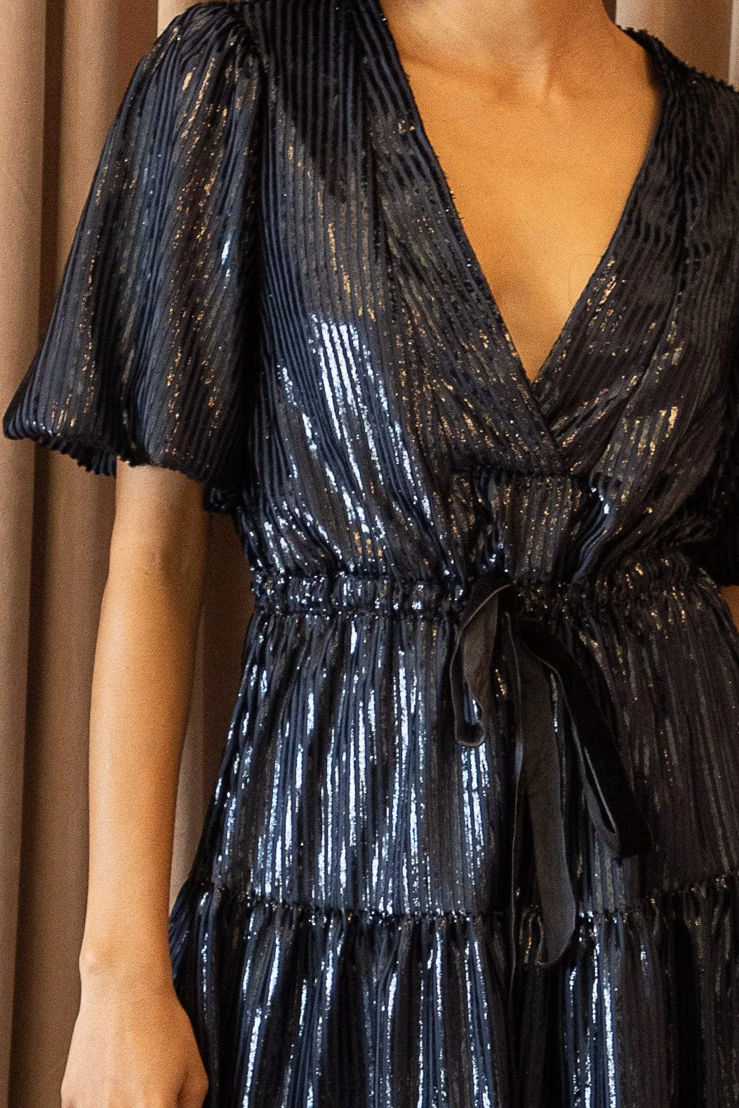 Gala Dress - Navy Graceful Ensemble