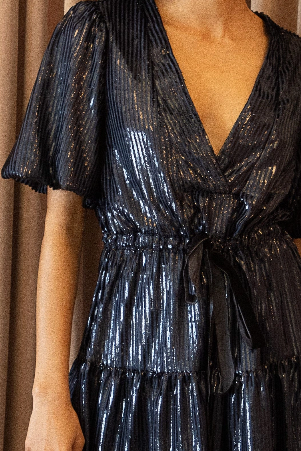 Gala Dress - Navy Graceful Ensemble