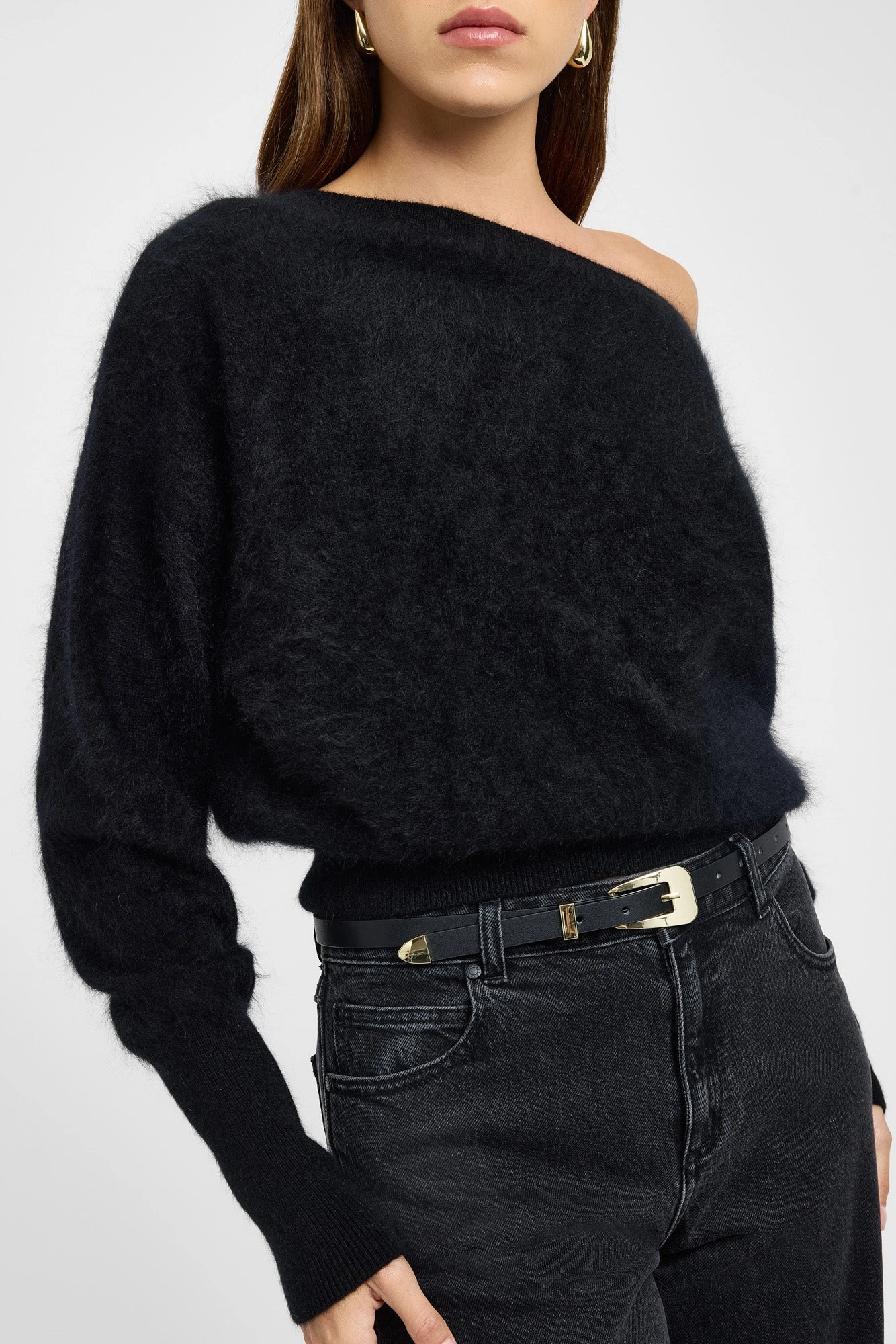 Geneva One Shoulder Jumper Chic Draping