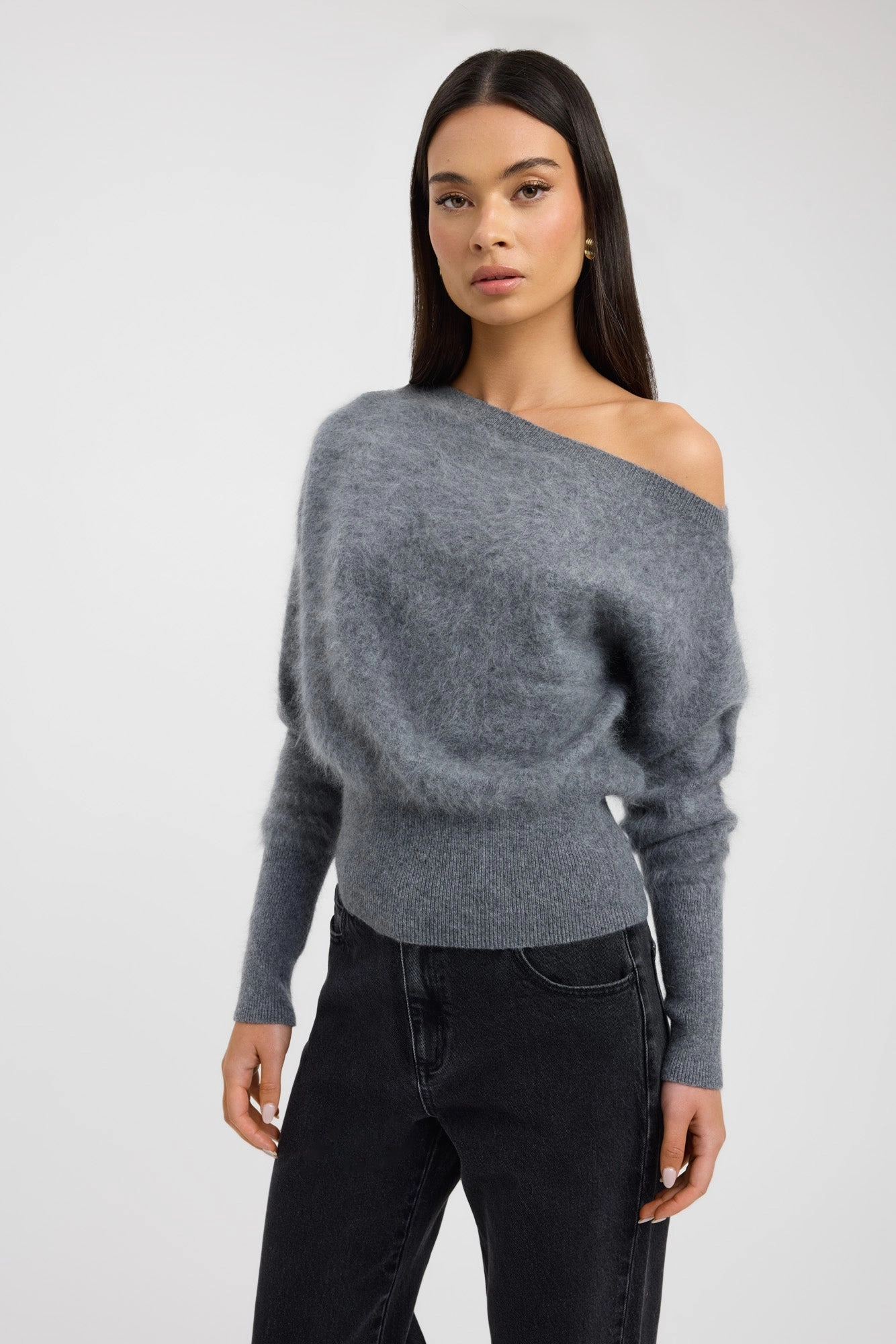 Geneva One Shoulder Jumper Relaxed Look