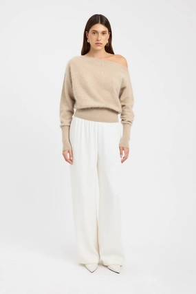 Geneva One Shoulder Jumper off-shoulder detail