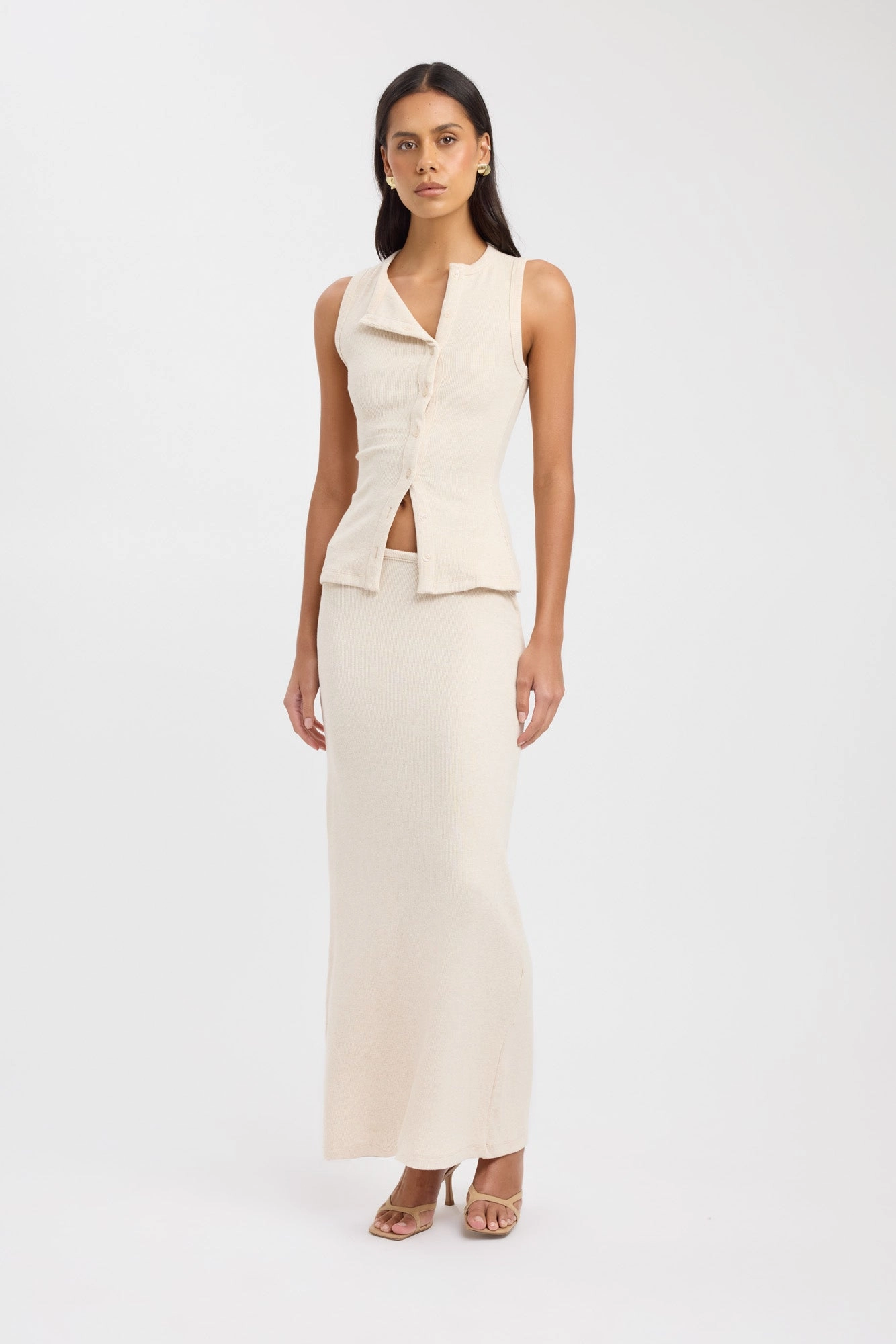 Gentle Texture Carter Maxi Skirt