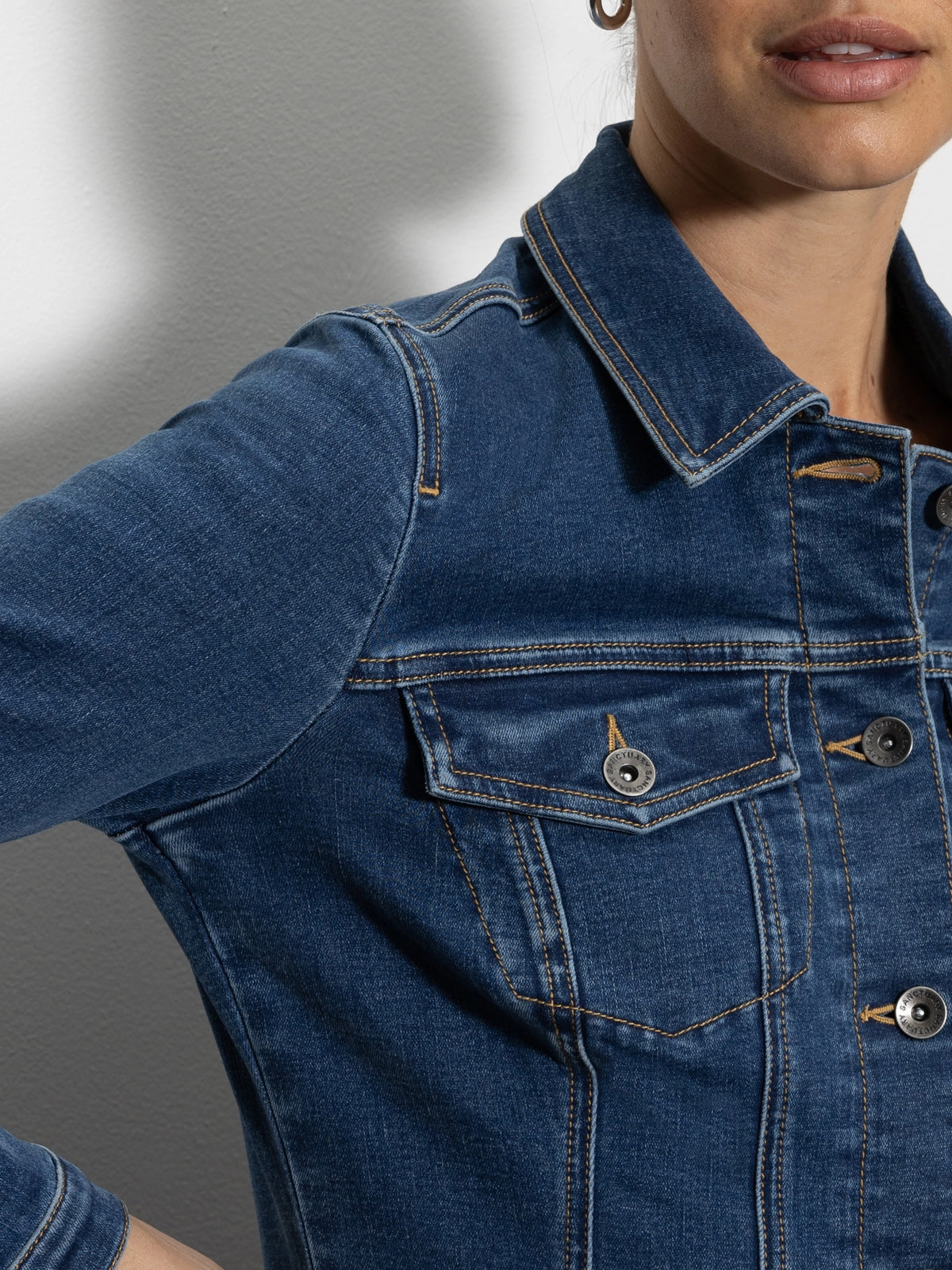 Glamorous look Sculpted Denim Mini Dress Royalty