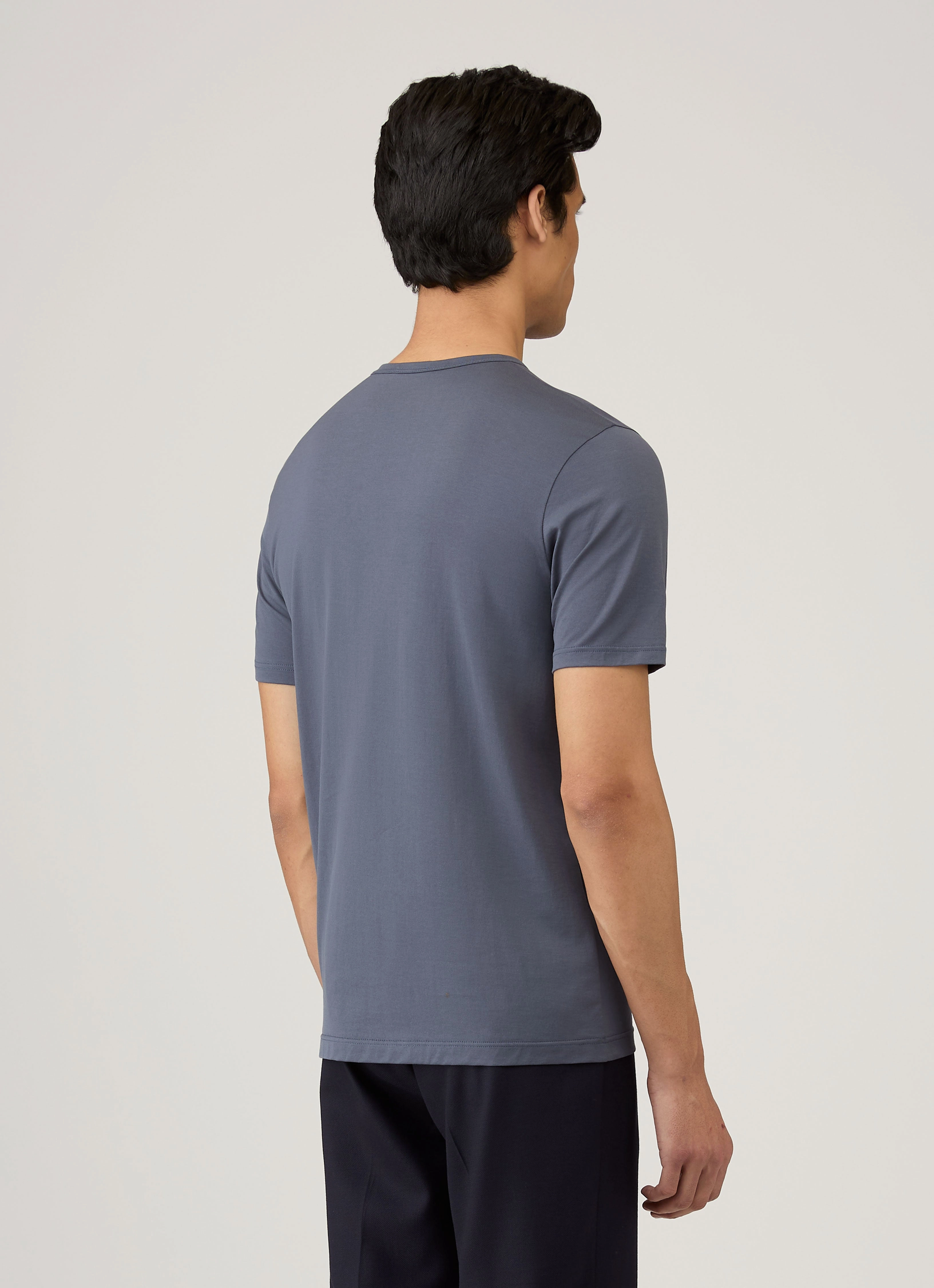Global Flow Men's Classic T-shirt in Slate Blue
