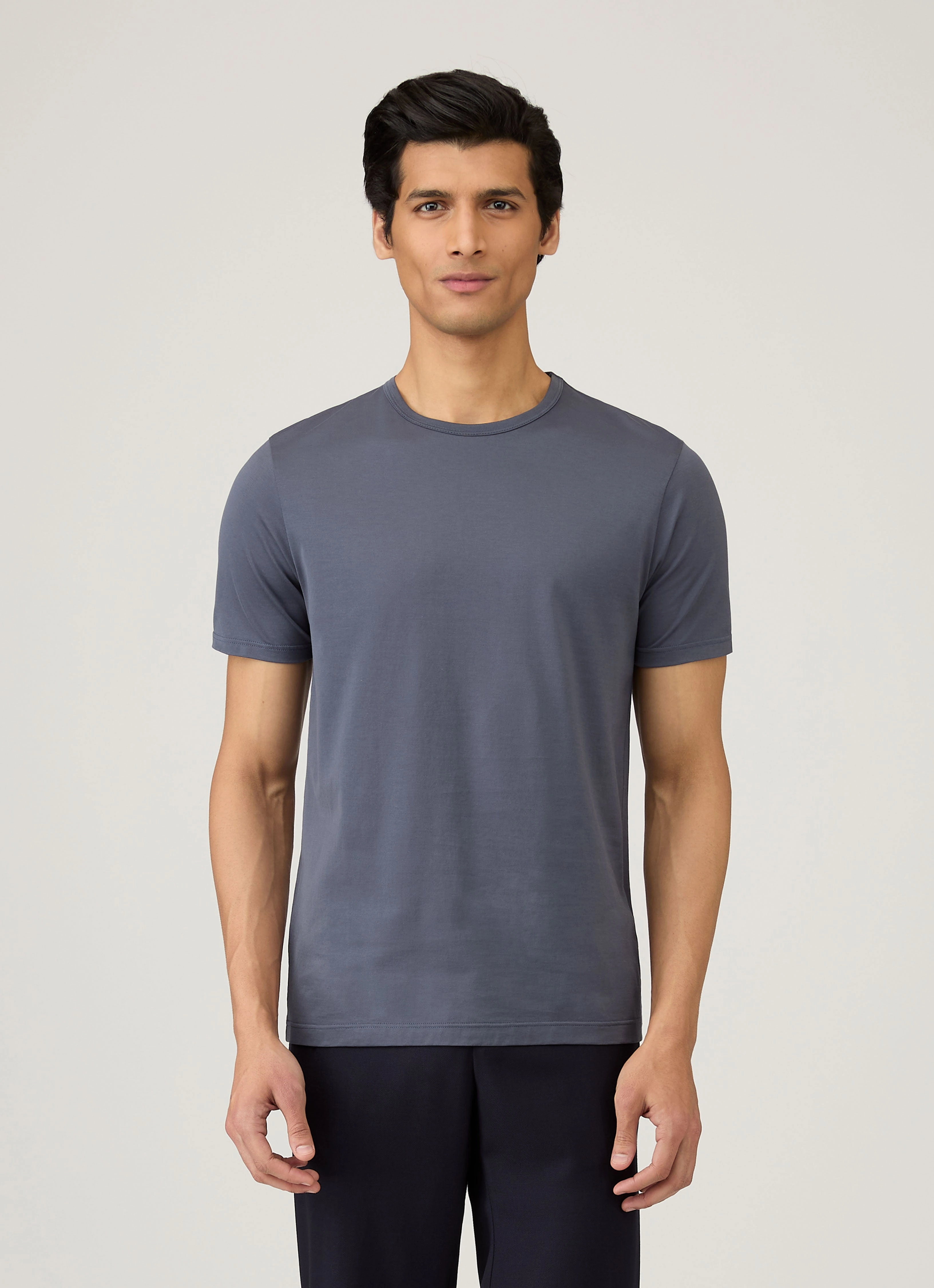 Global Flow Men's Classic T-shirt in Slate Blue