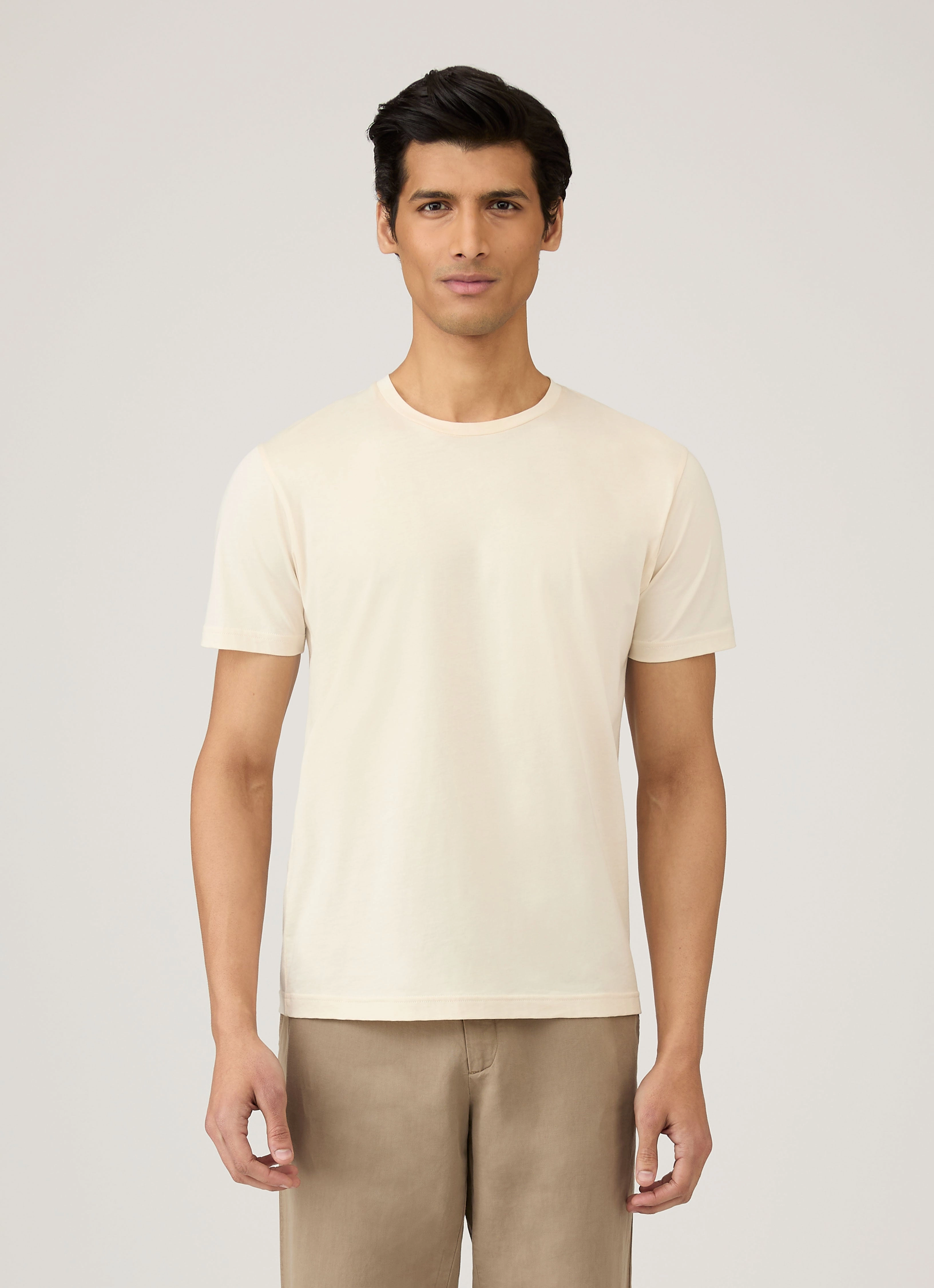 Global Look Men's Undyed Riviera T-shirt in Undyed