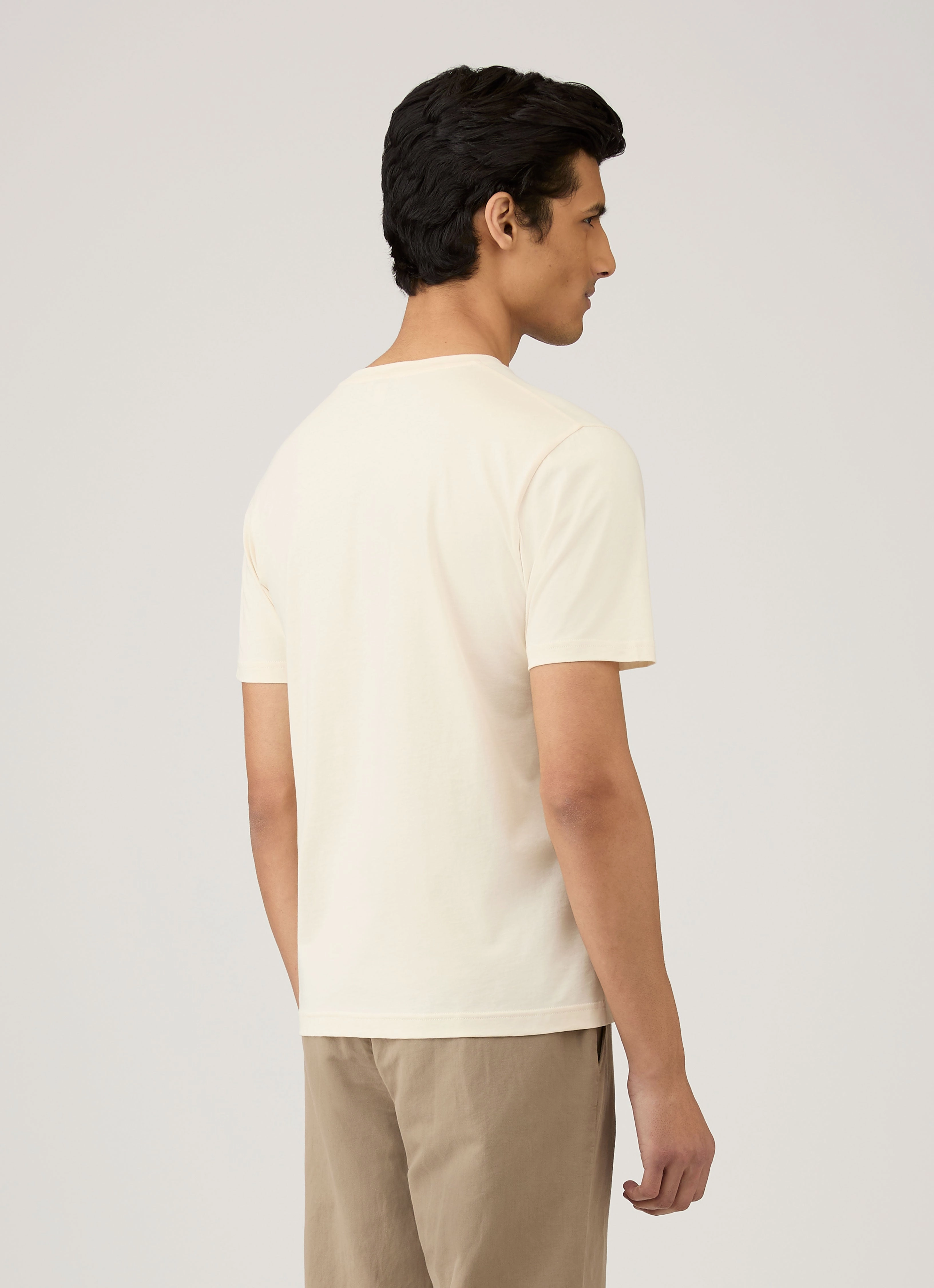 Global Look Men's Undyed Riviera T-shirt in Undyed