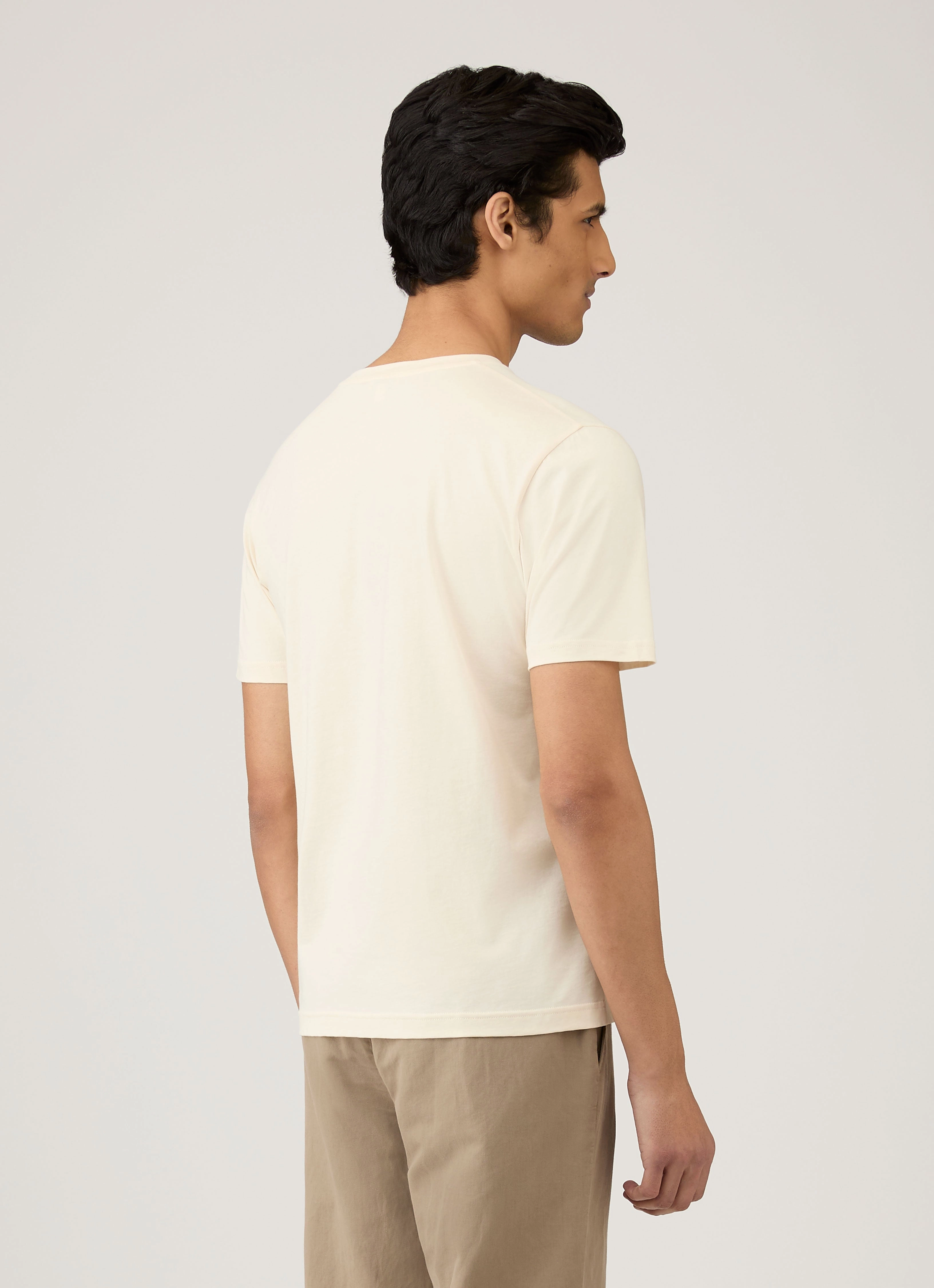 Global Look Men's Undyed Riviera T-shirt in Undyed