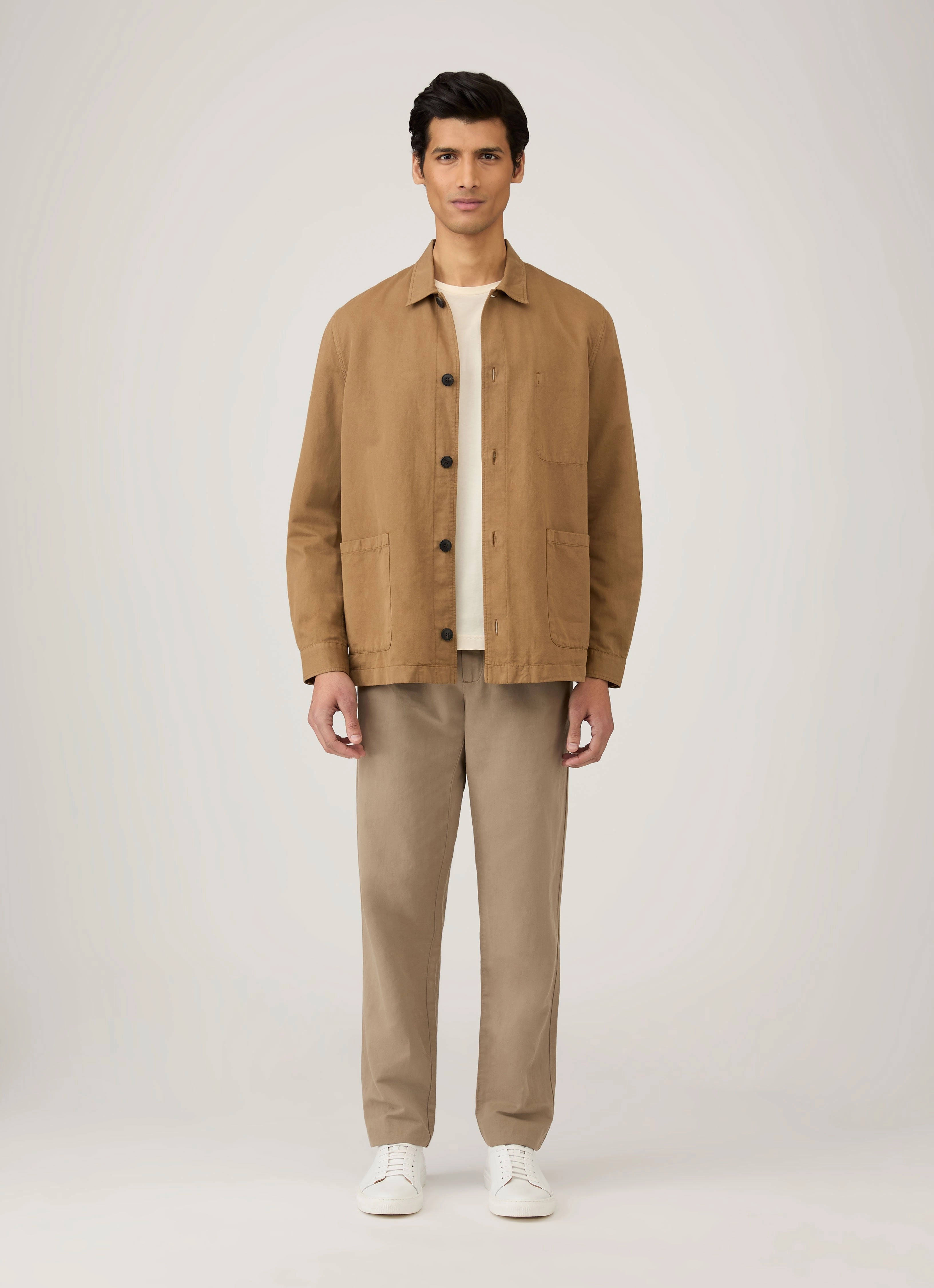 Global Look Men's Undyed Riviera T-shirt in Undyed