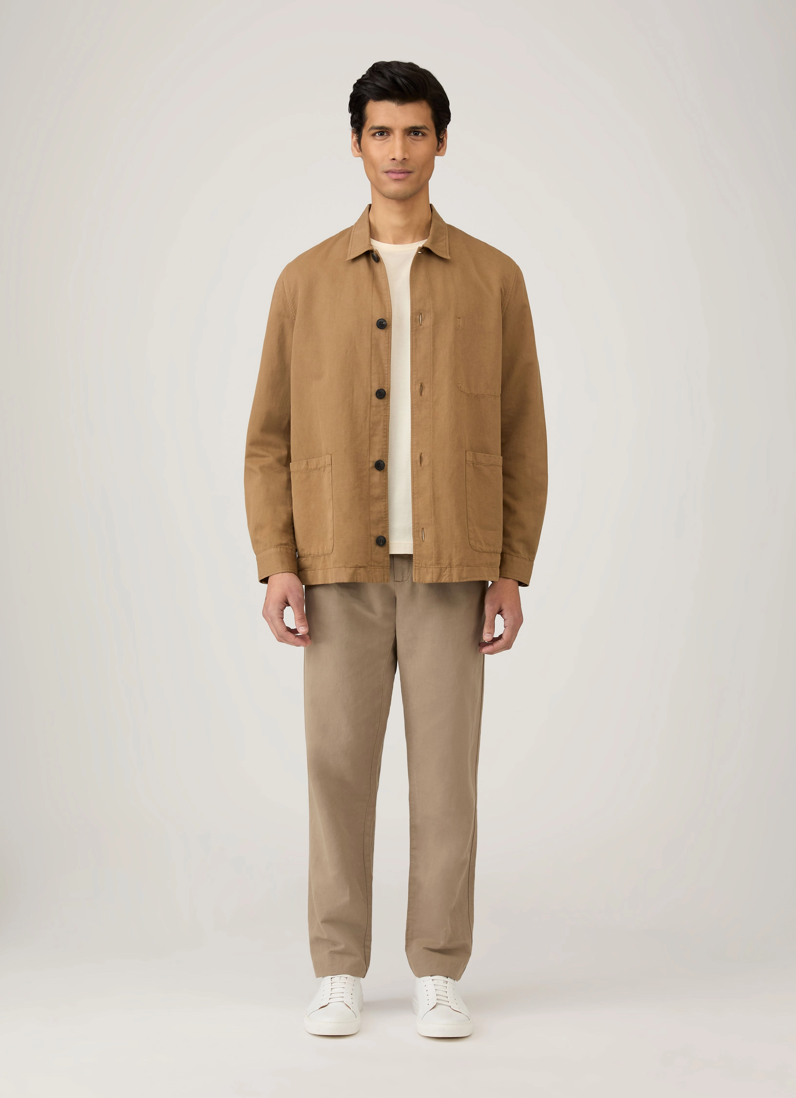 Global Look Men's Undyed Riviera T-shirt in Undyed