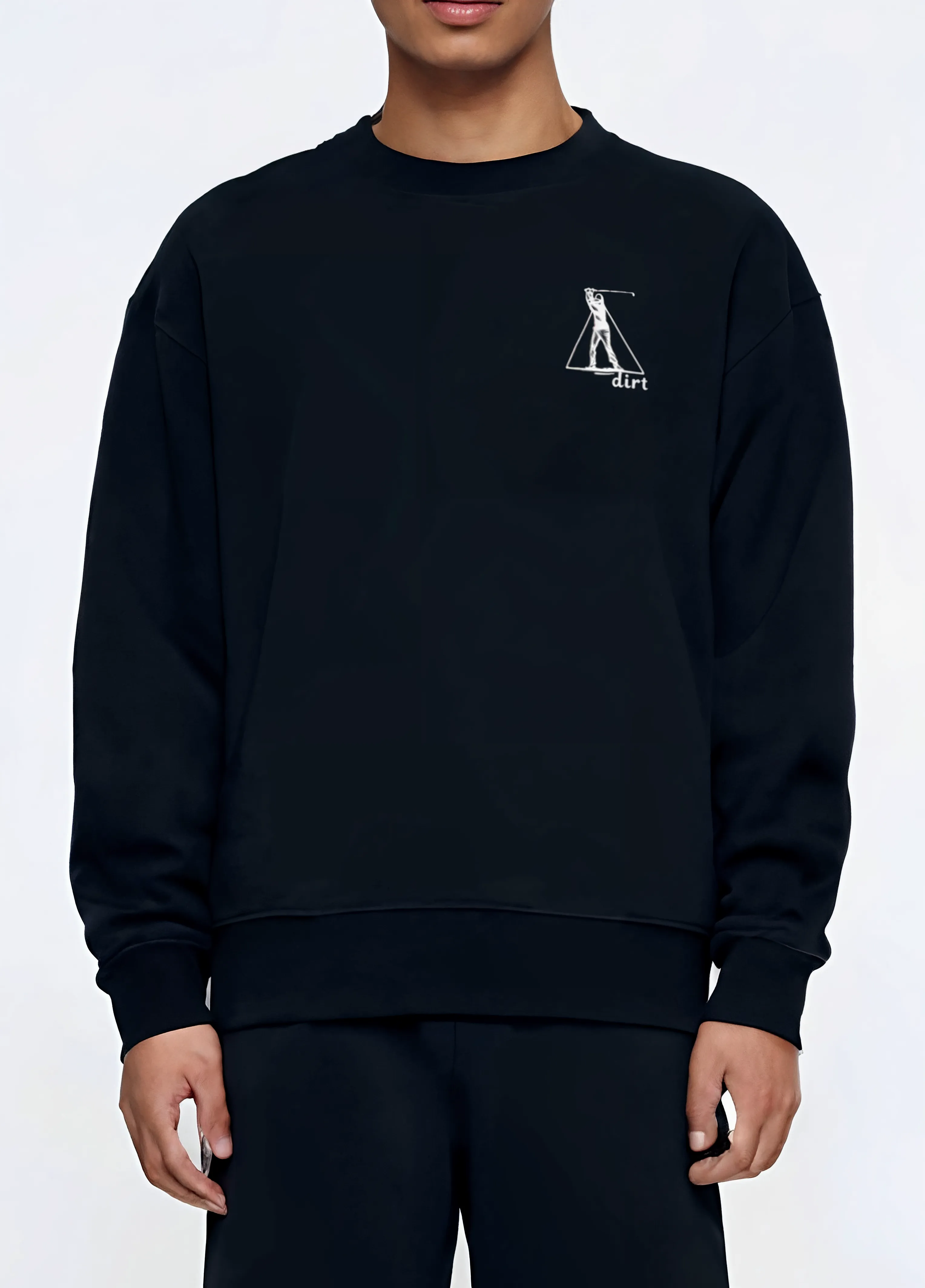 Minimal Look Golf Baller Sweatshirt