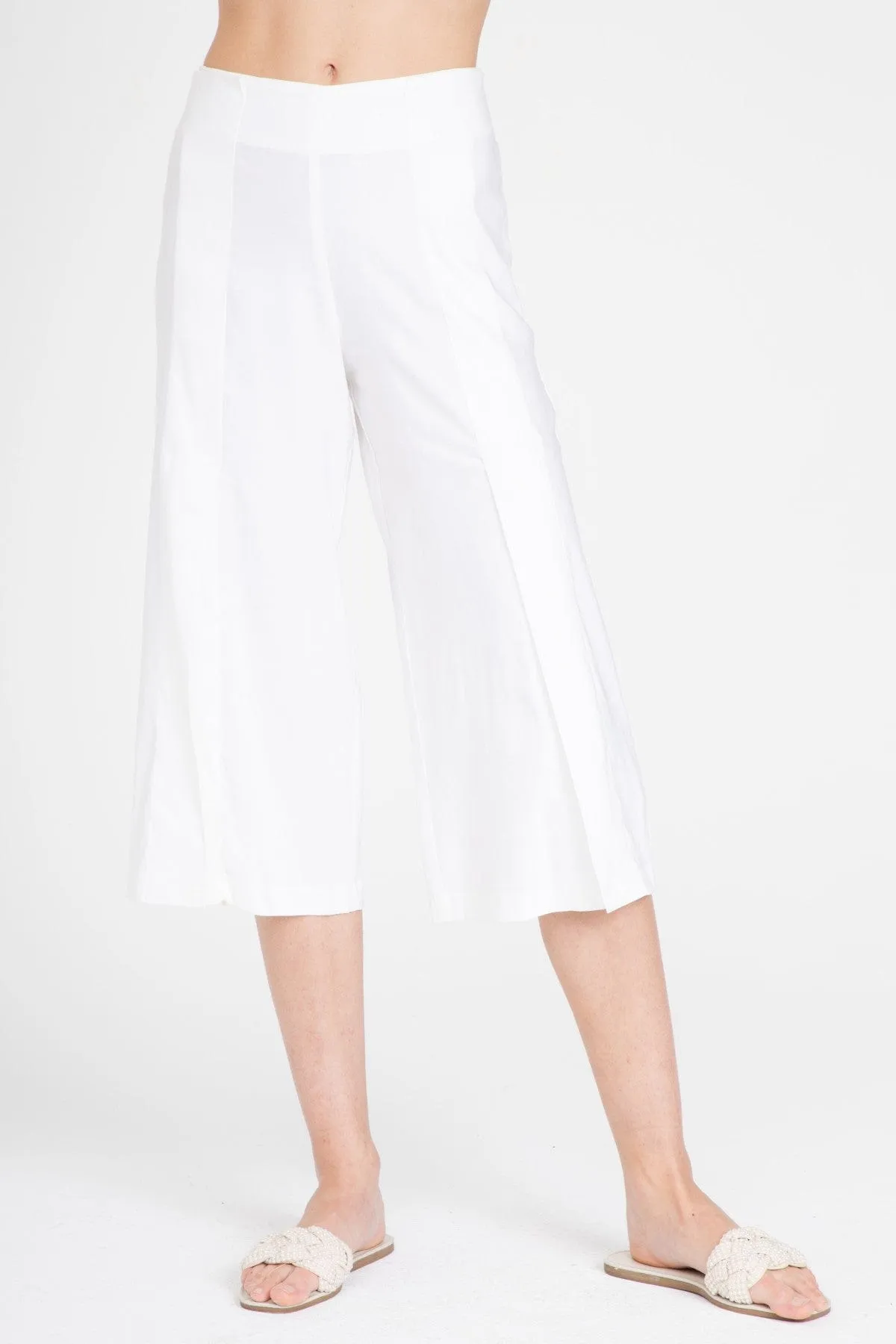 Grey Duval Pant - White