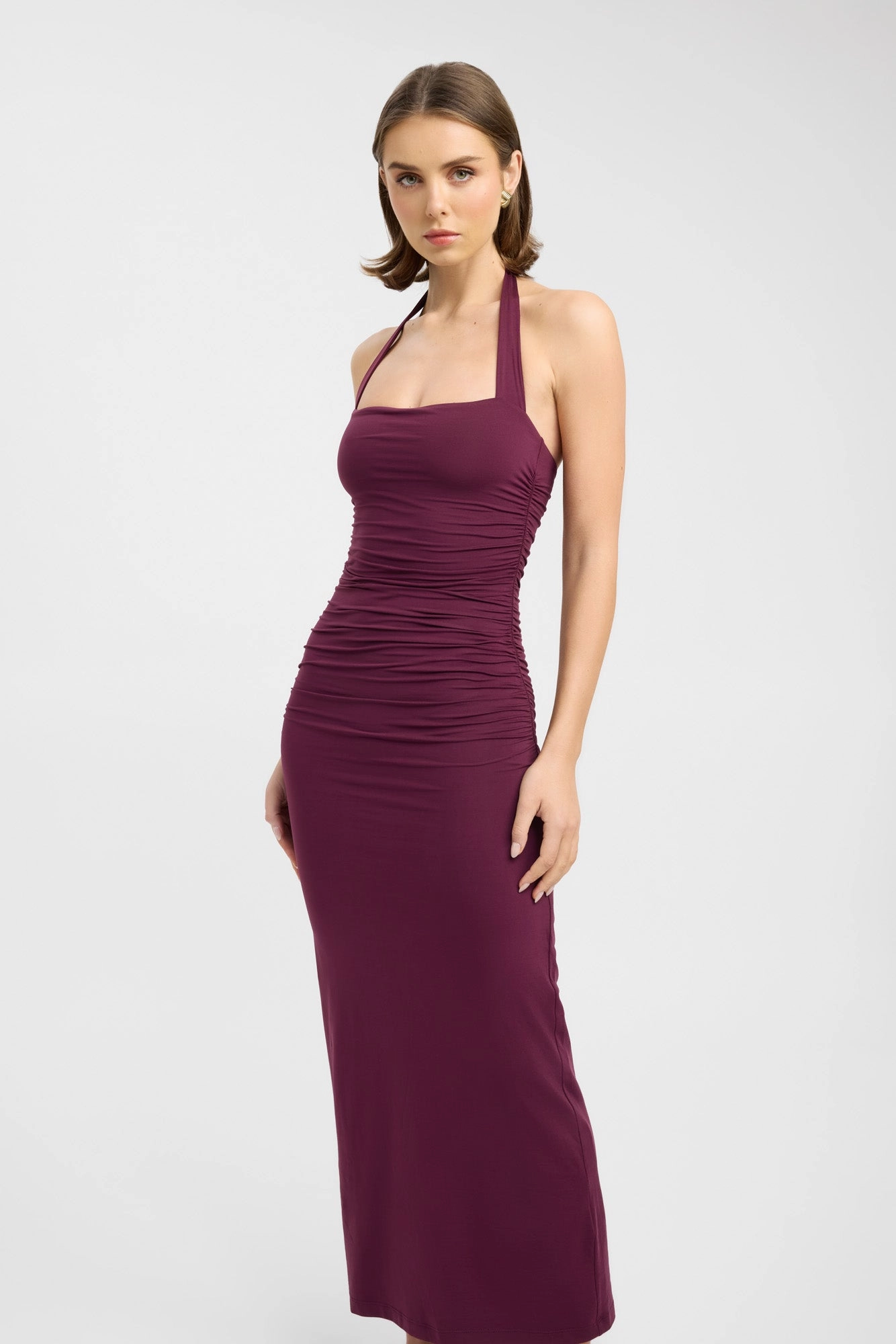 Hailey Halter Dress Comfort-Centric Wear
