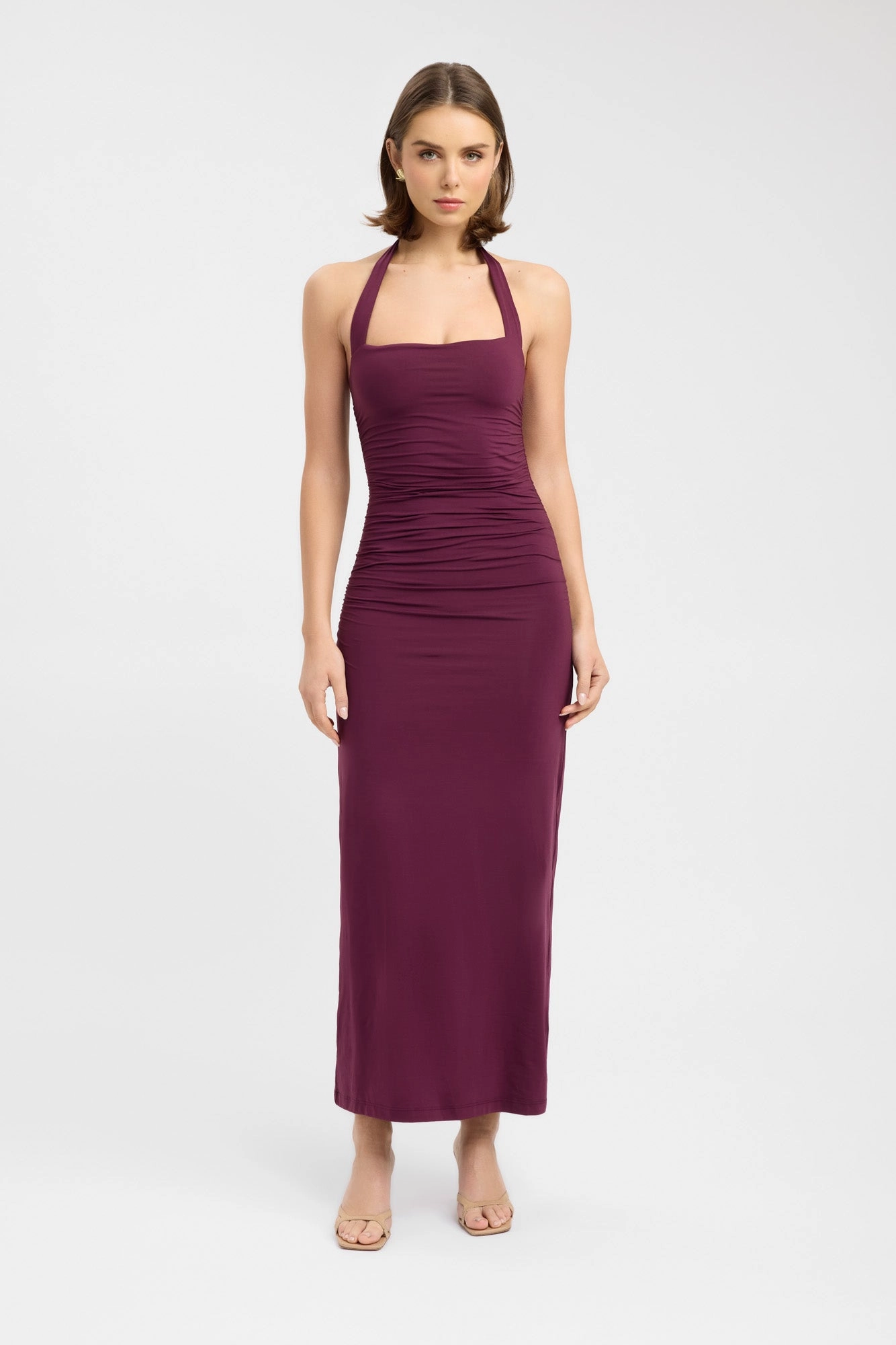 Hailey Halter Dress Comfort-Centric Wear