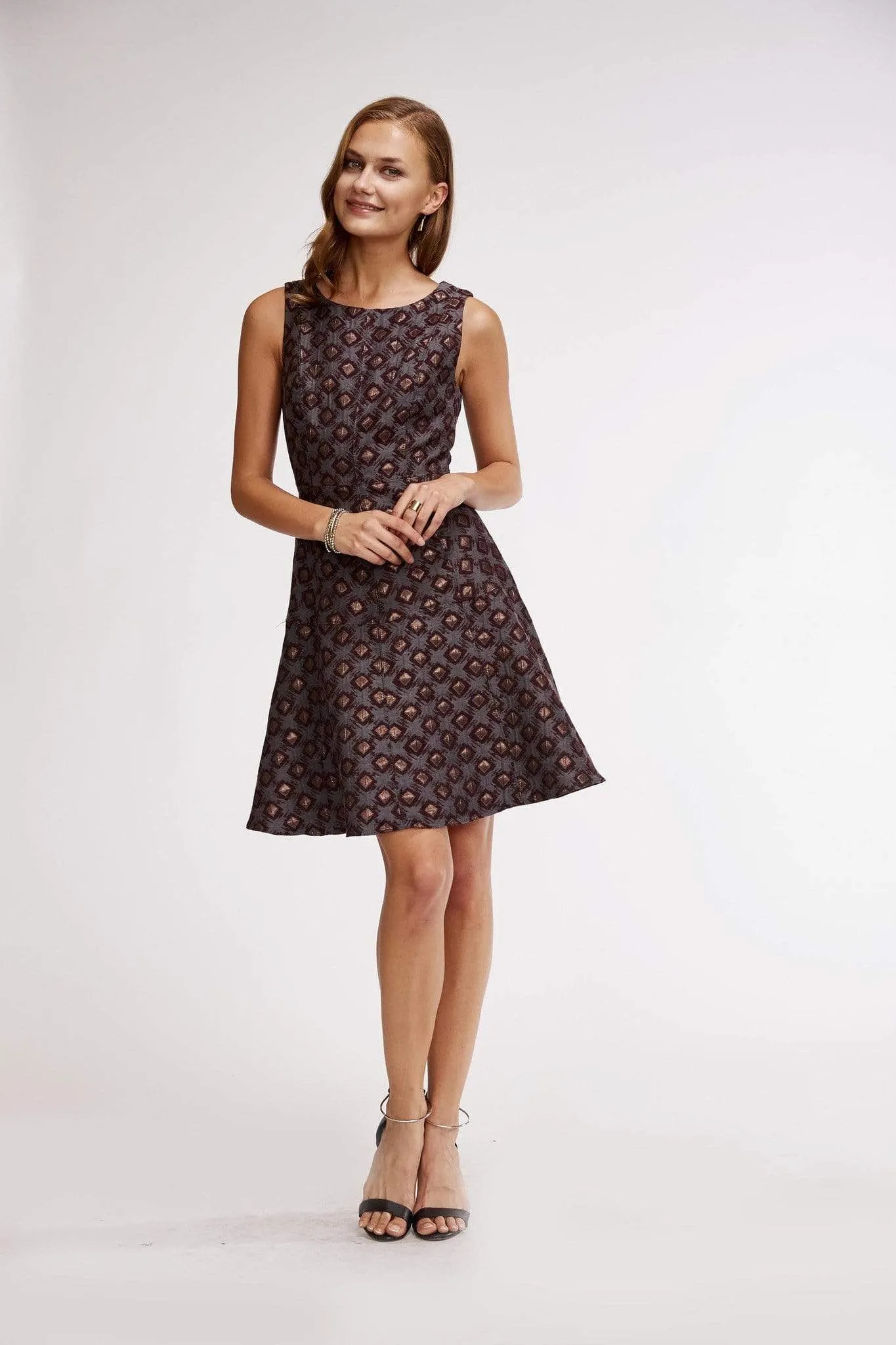 Haven Dress - Wine Dot Urban Touch