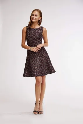 Haven Dress - Wine Dot Fresh Design Vibrant Look