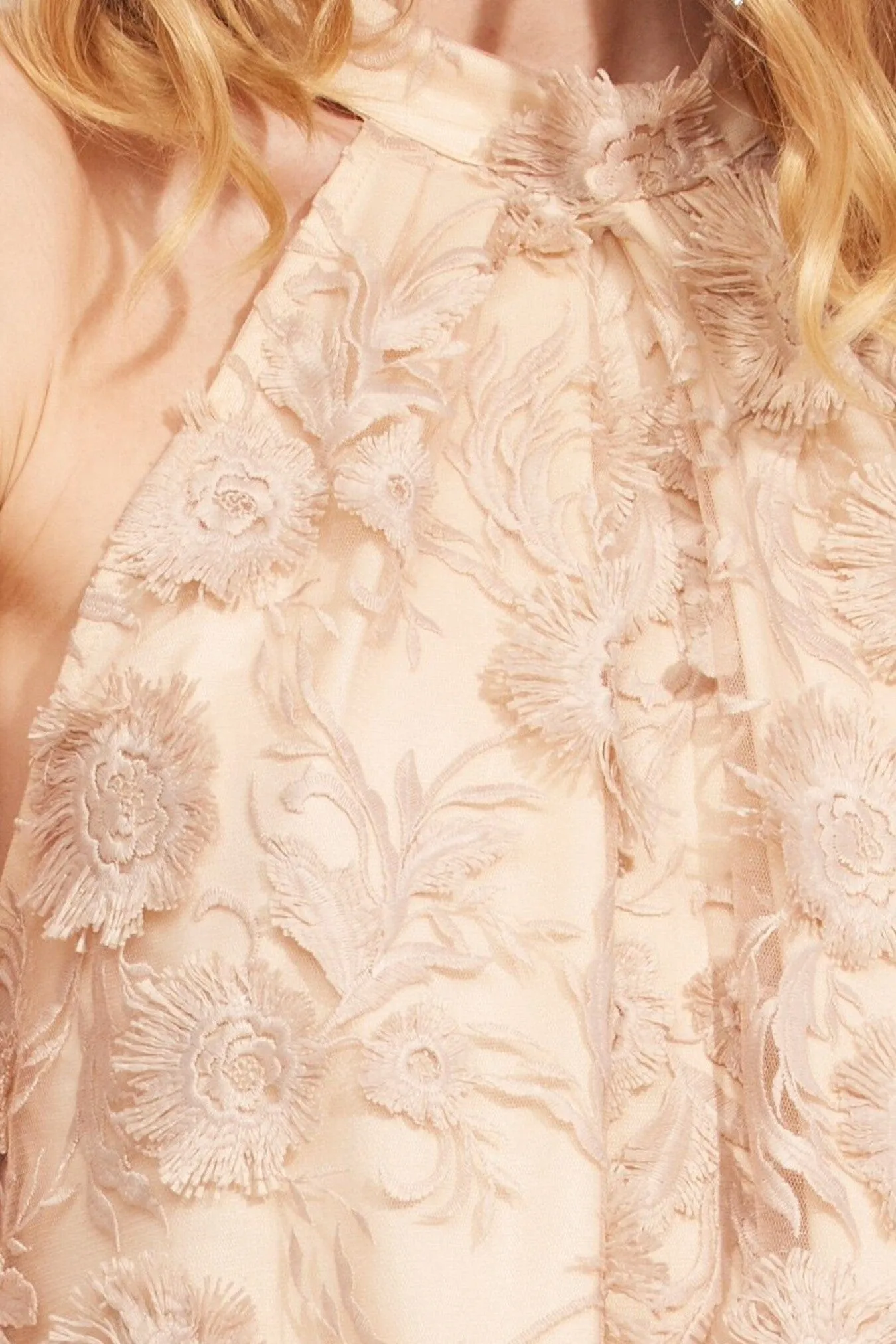 Henriette Halter Swing Mini Dress-Bloomsfield Glow Urban