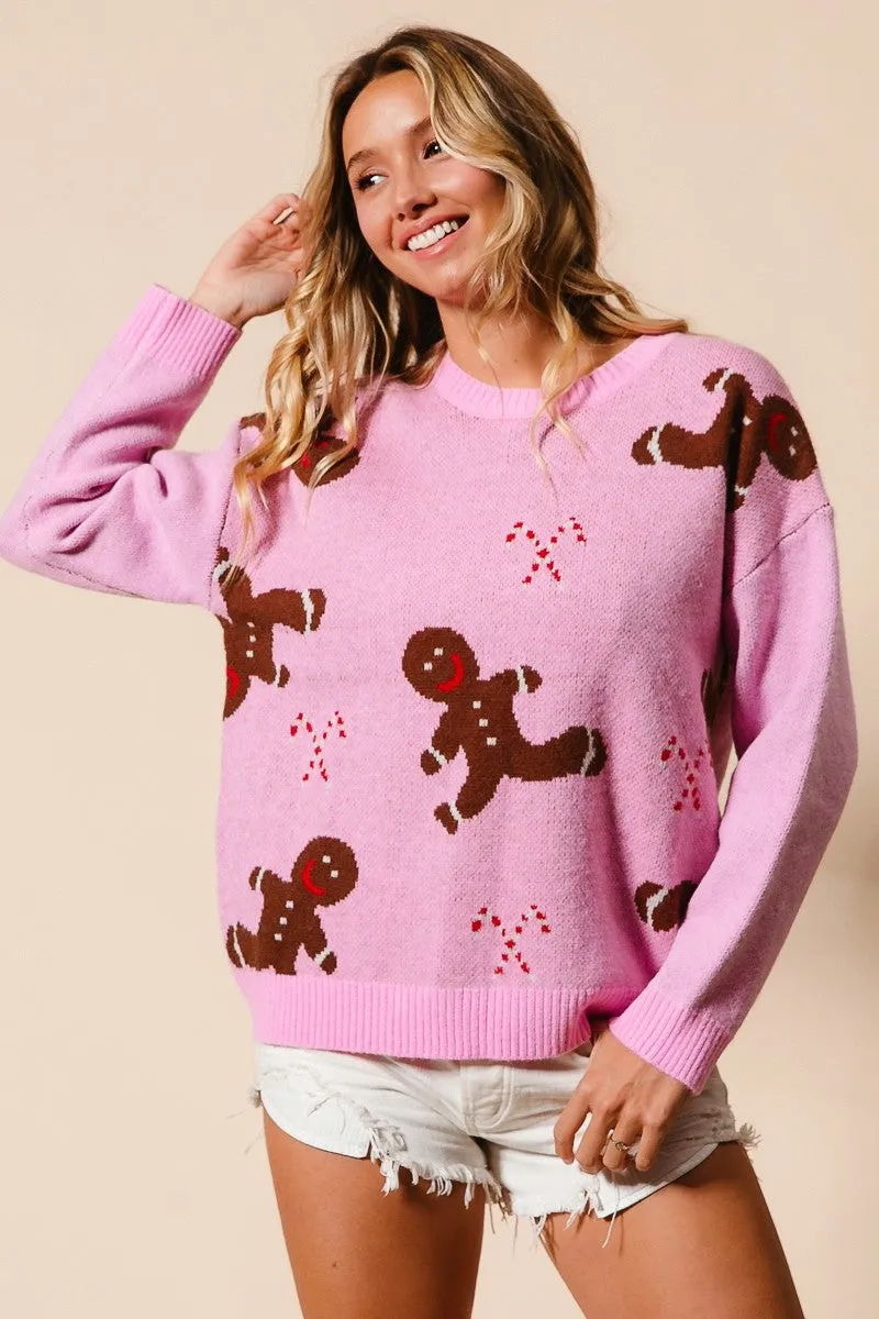 Cozy Street Style IT2635R-01 | CHRISTMAS SWEATER TOP
