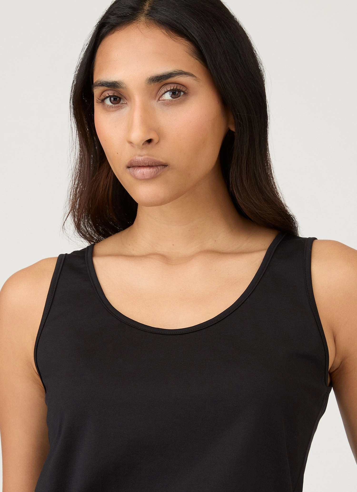 High-Quality Fabric Women's Classic Vest in Black