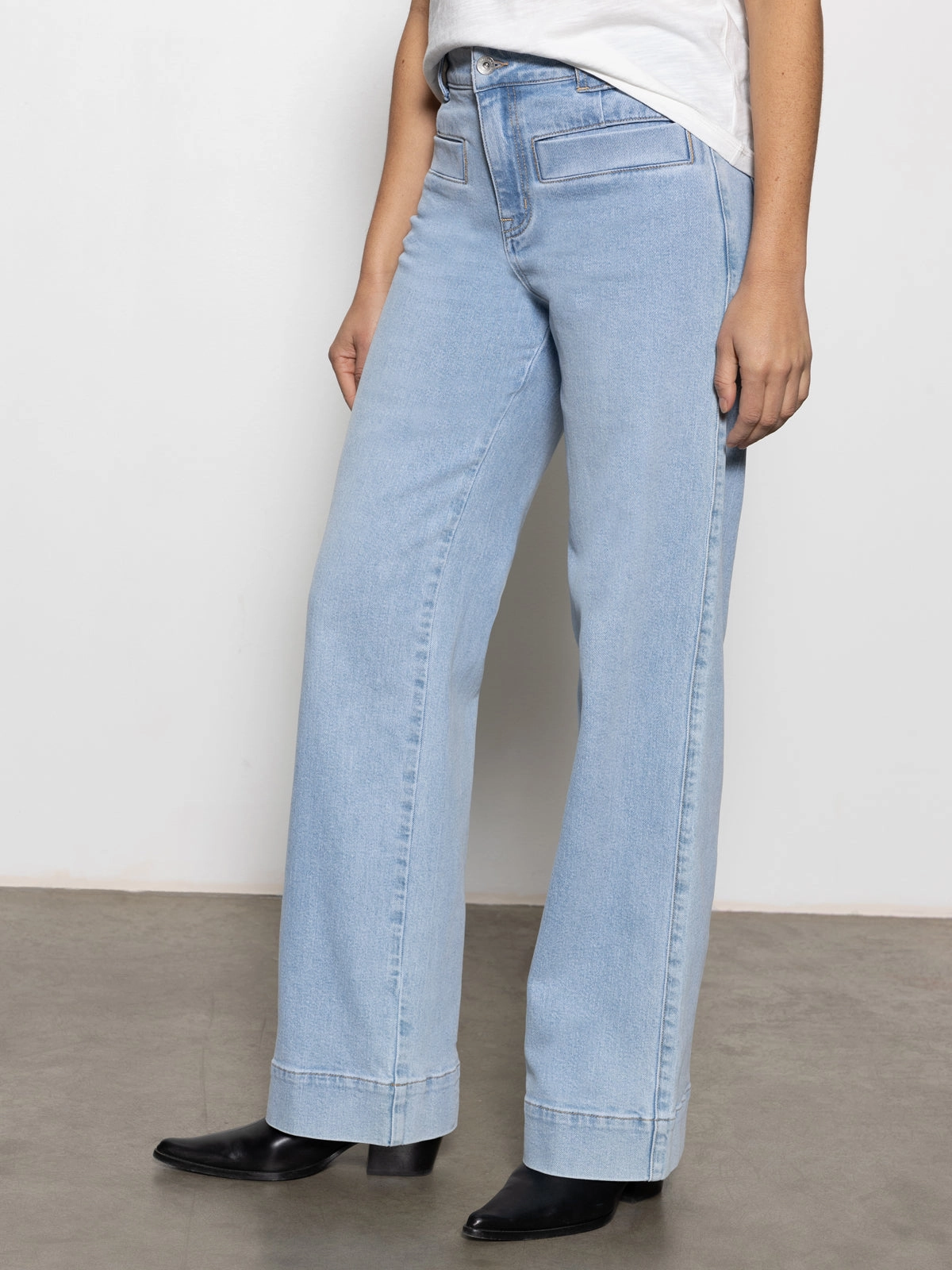 High-waist Voyage Standard Rise Full Length Jeans Wishful Thinking