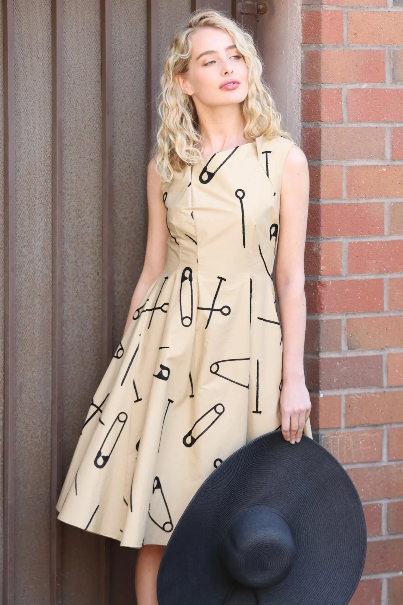 Eva Franco Dress Hiroki Fit and Flare Cotton Dress - Latvia