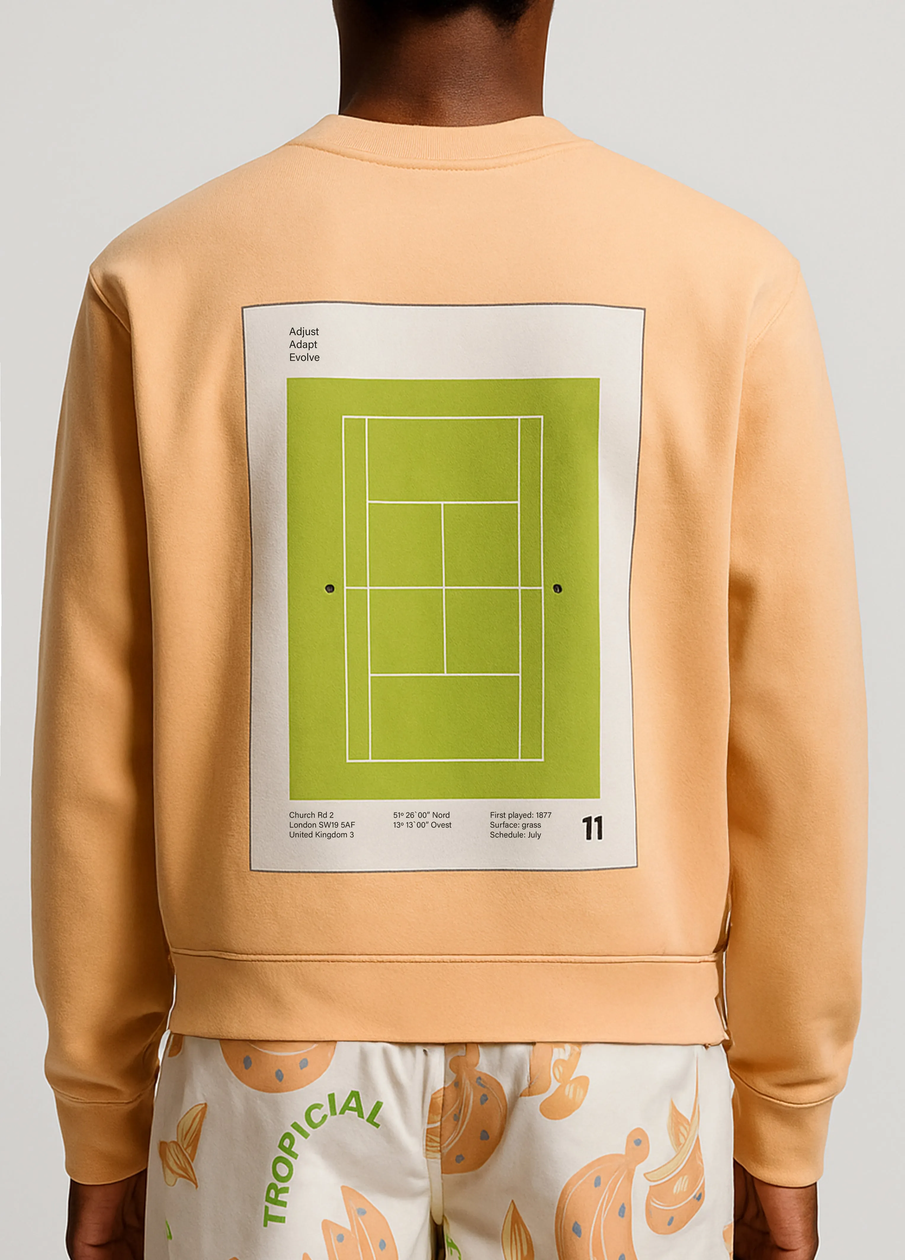 Layered Look Homecourt Sweatshirt