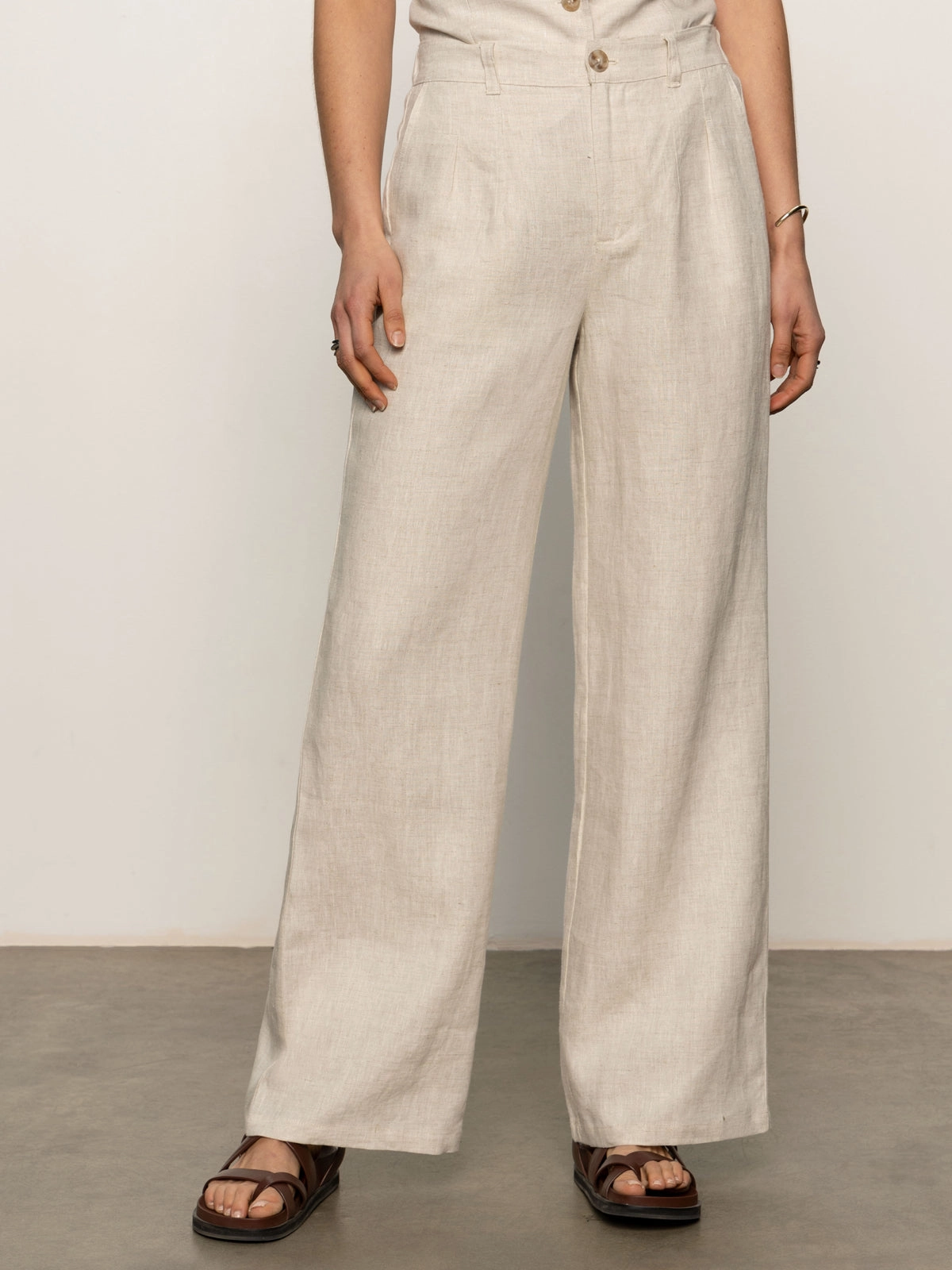 Hopper Semi High Rise Pant Flax Functional Fit