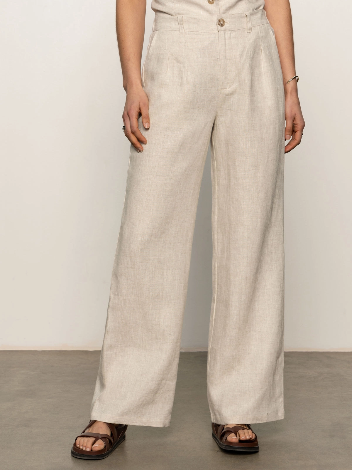 Hopper Semi High Rise Pant Flax Functional Fit