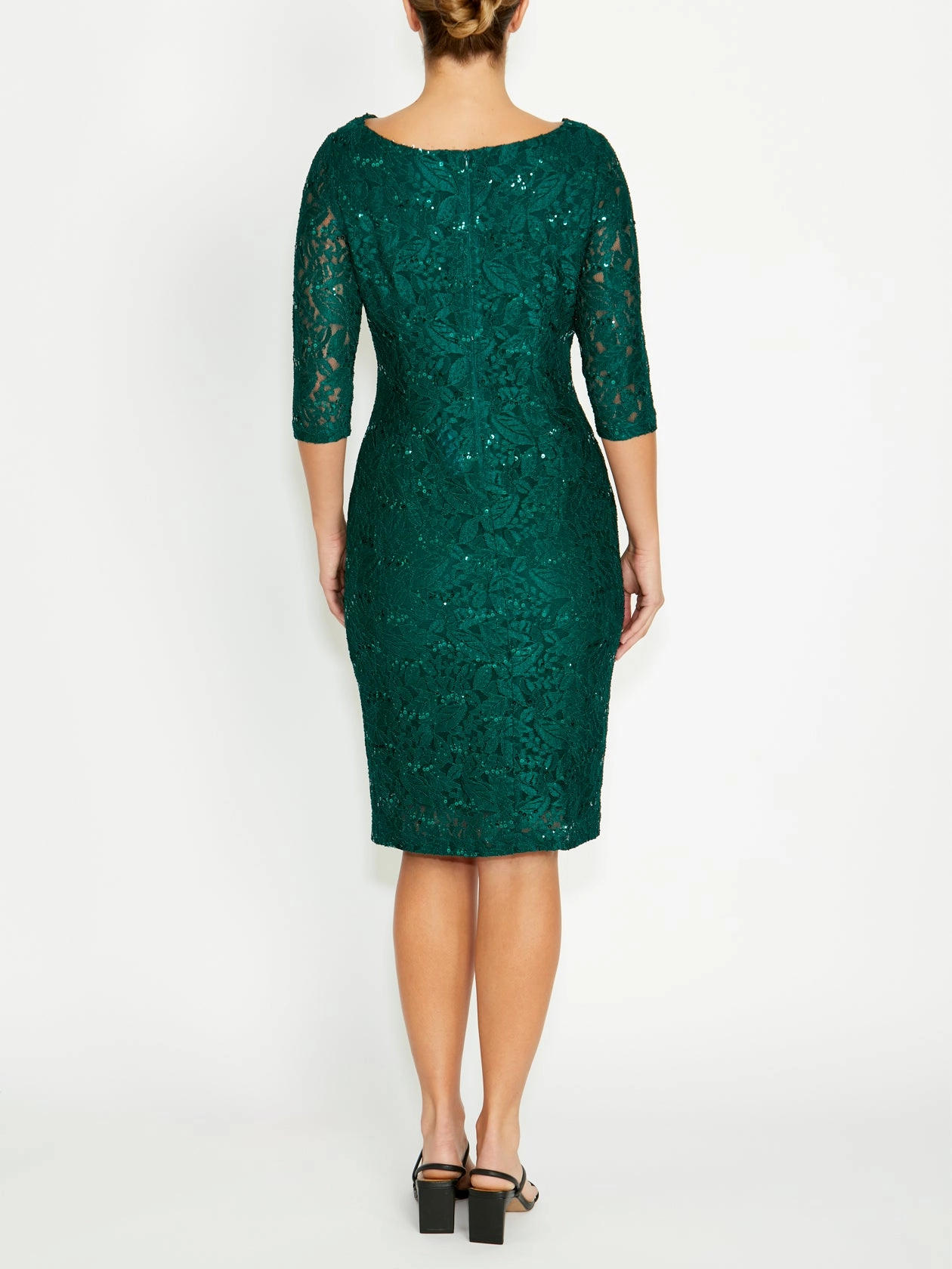 Hot Pick Elisa Evergreen Lace Dress