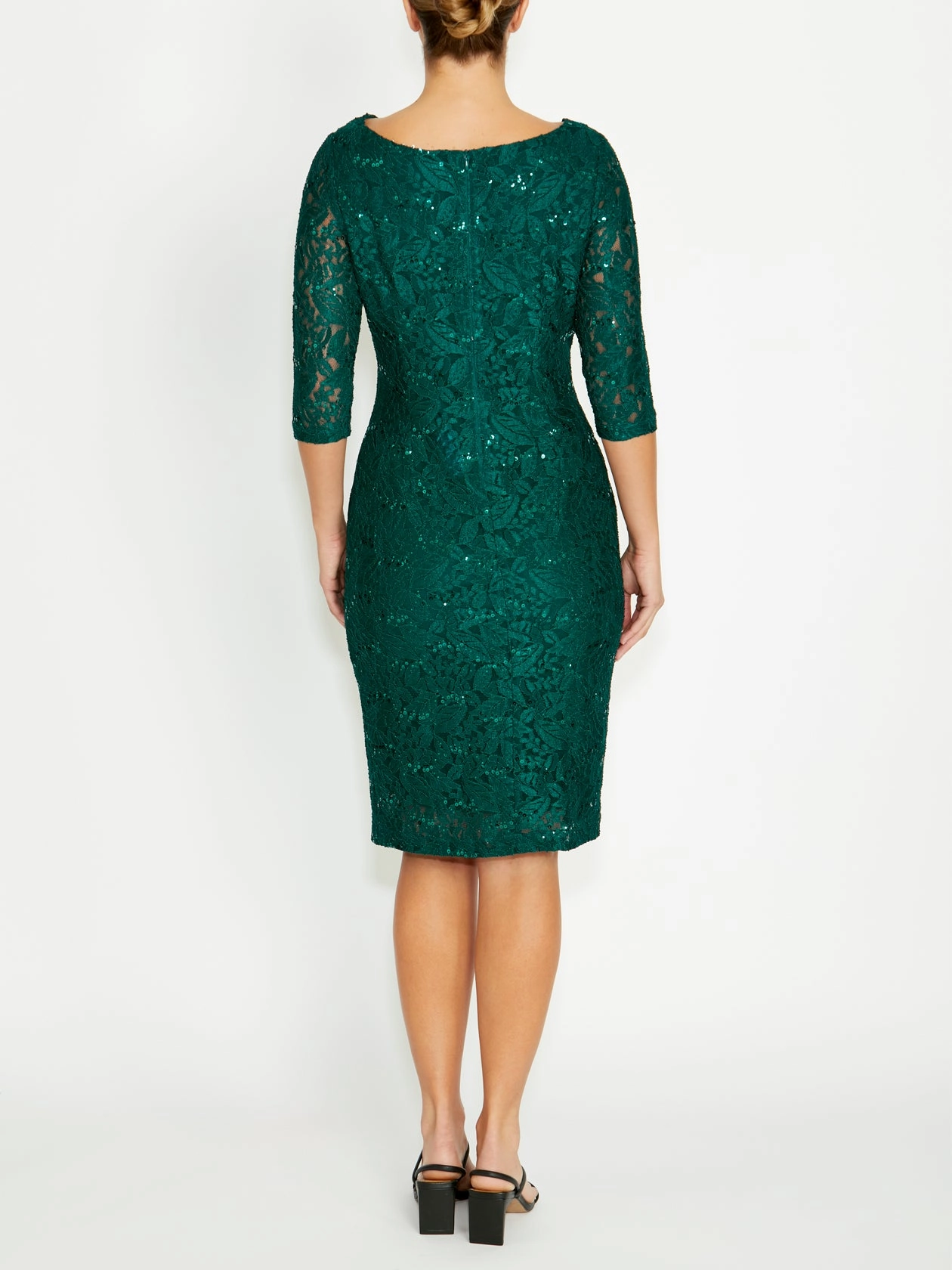 Hot Pick Elisa Evergreen Lace Dress