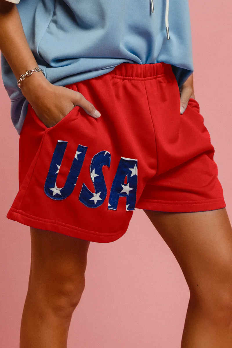 IB1621-03 | USA STAR PRINT MIX AND MATCH SHORTS Cotton comfort