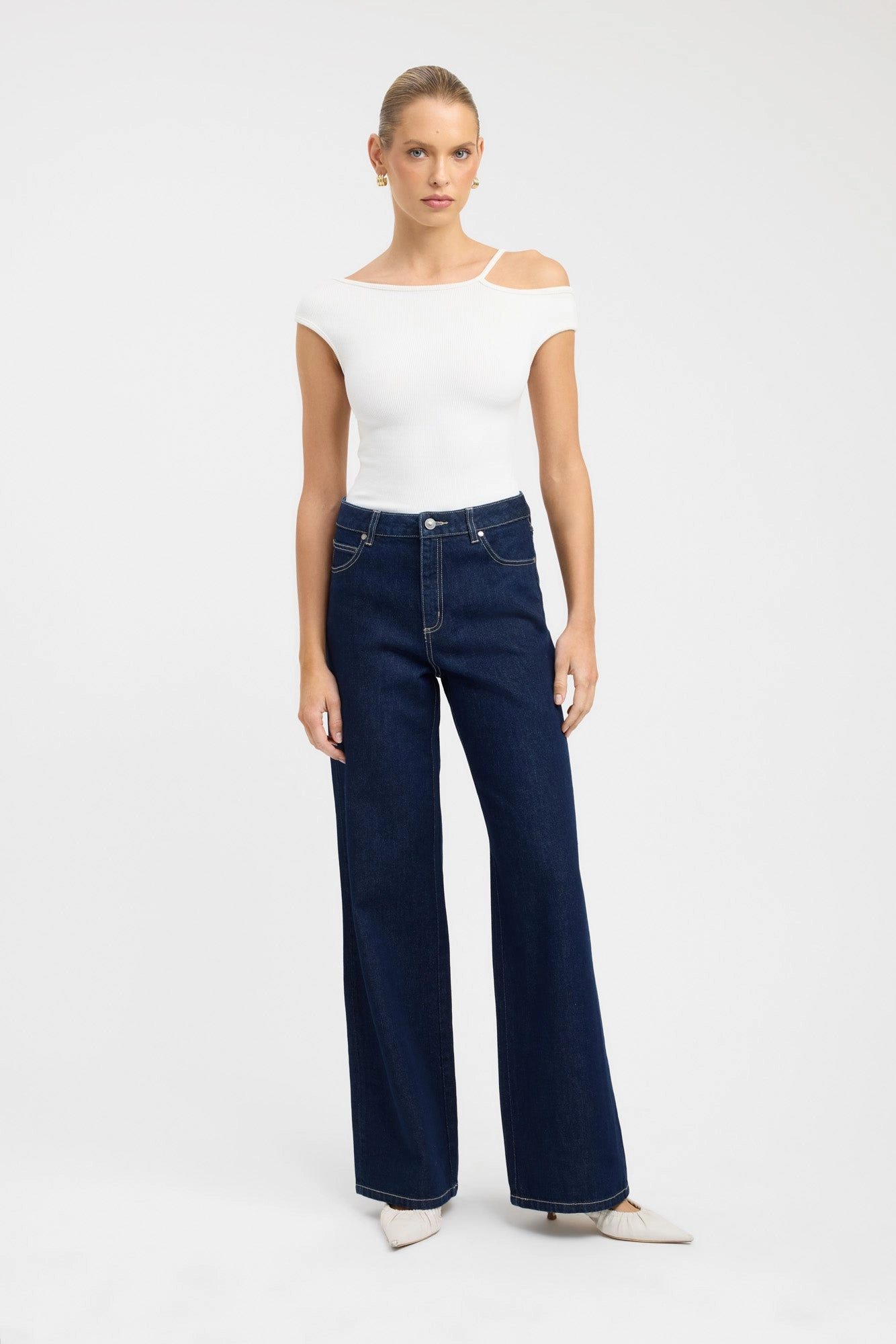Ice-silk Kai Straight Leg Jean
