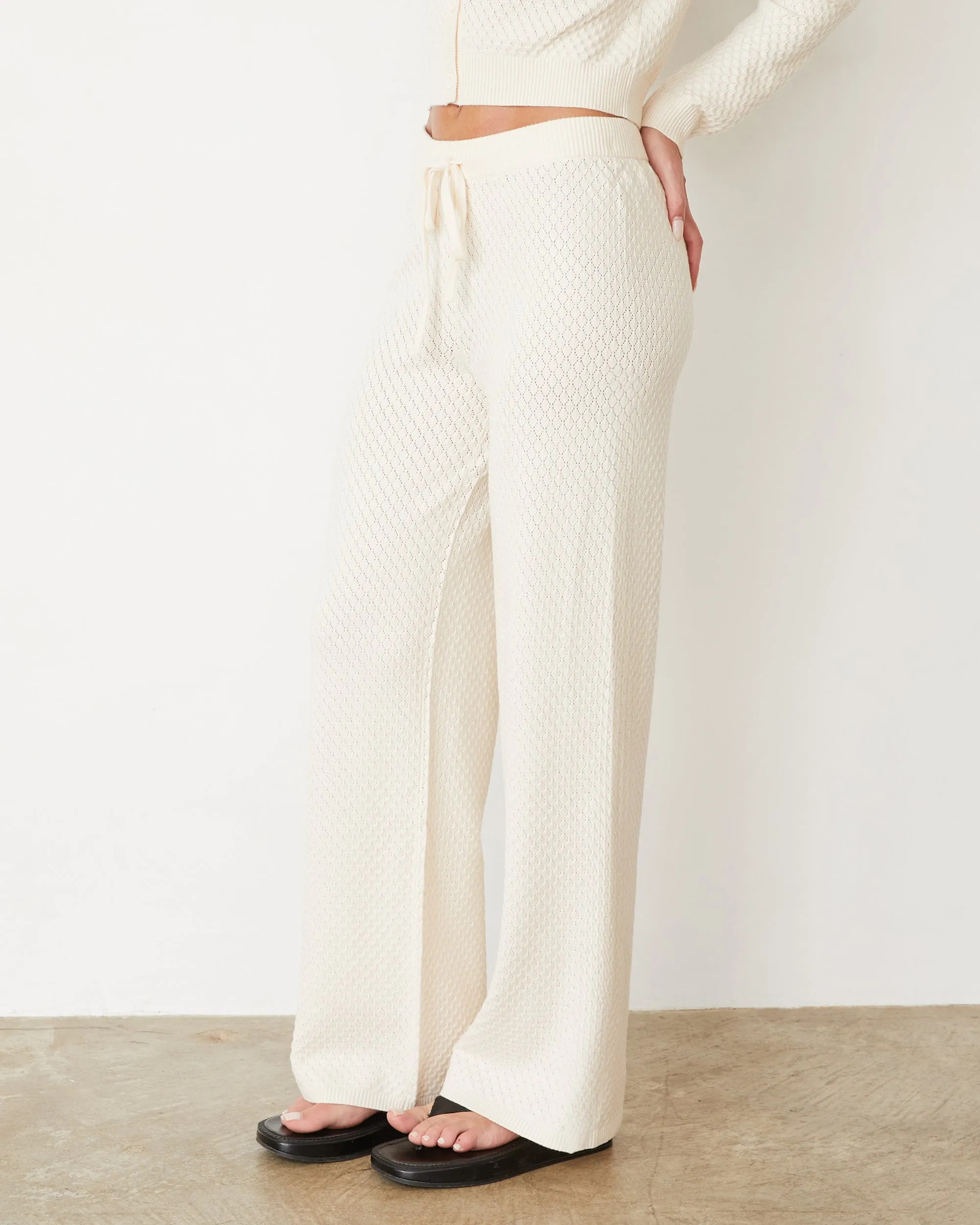 Iconic Style Softknit French Waffle Lounge Pant
