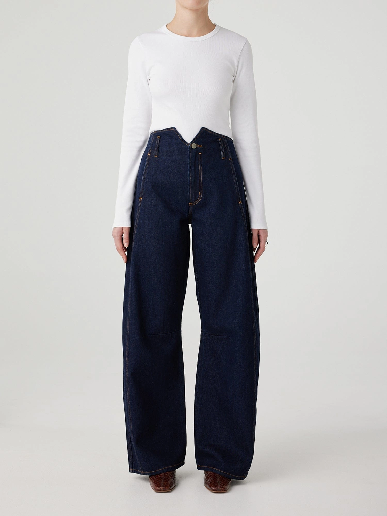 Iconic Detail Vera Tuxedo Jean Pure Blue