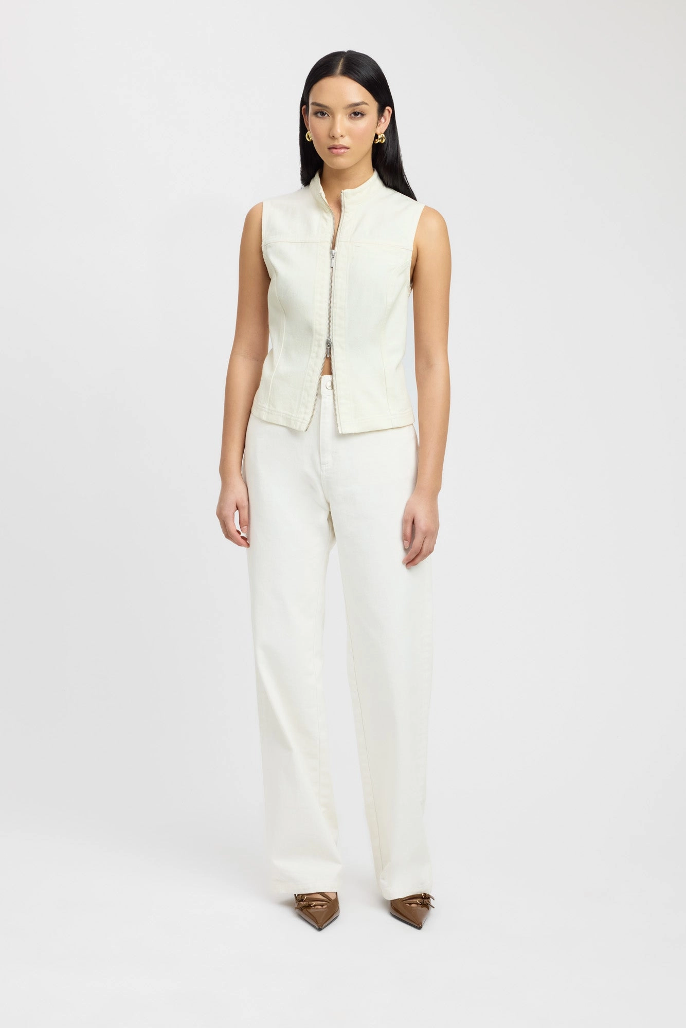 Gaia Vest Casual Spring Mood Classic Wear